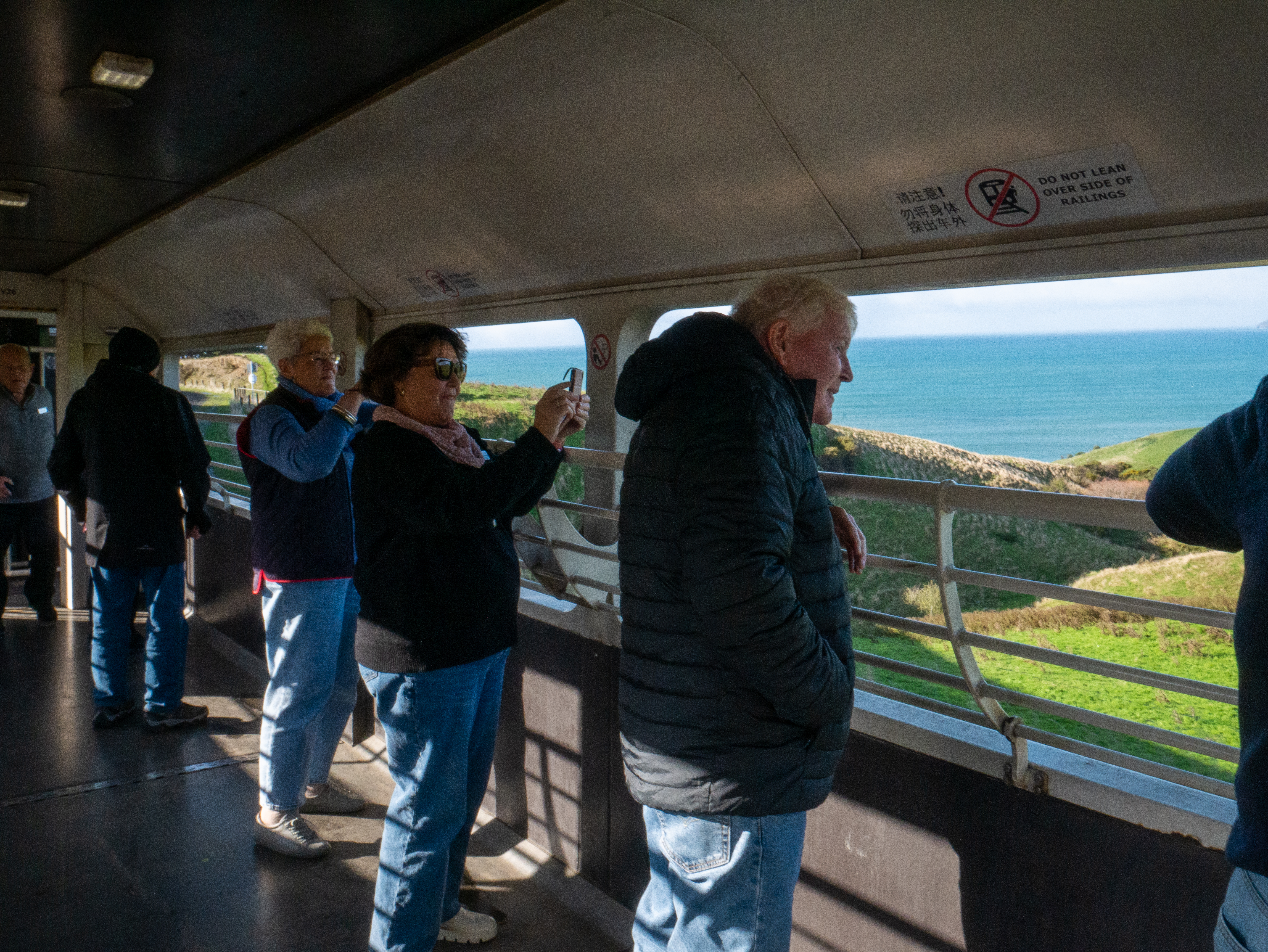 Views of South Otago from a chartered KiwiRail carriage. Photo / Thomas Bywater