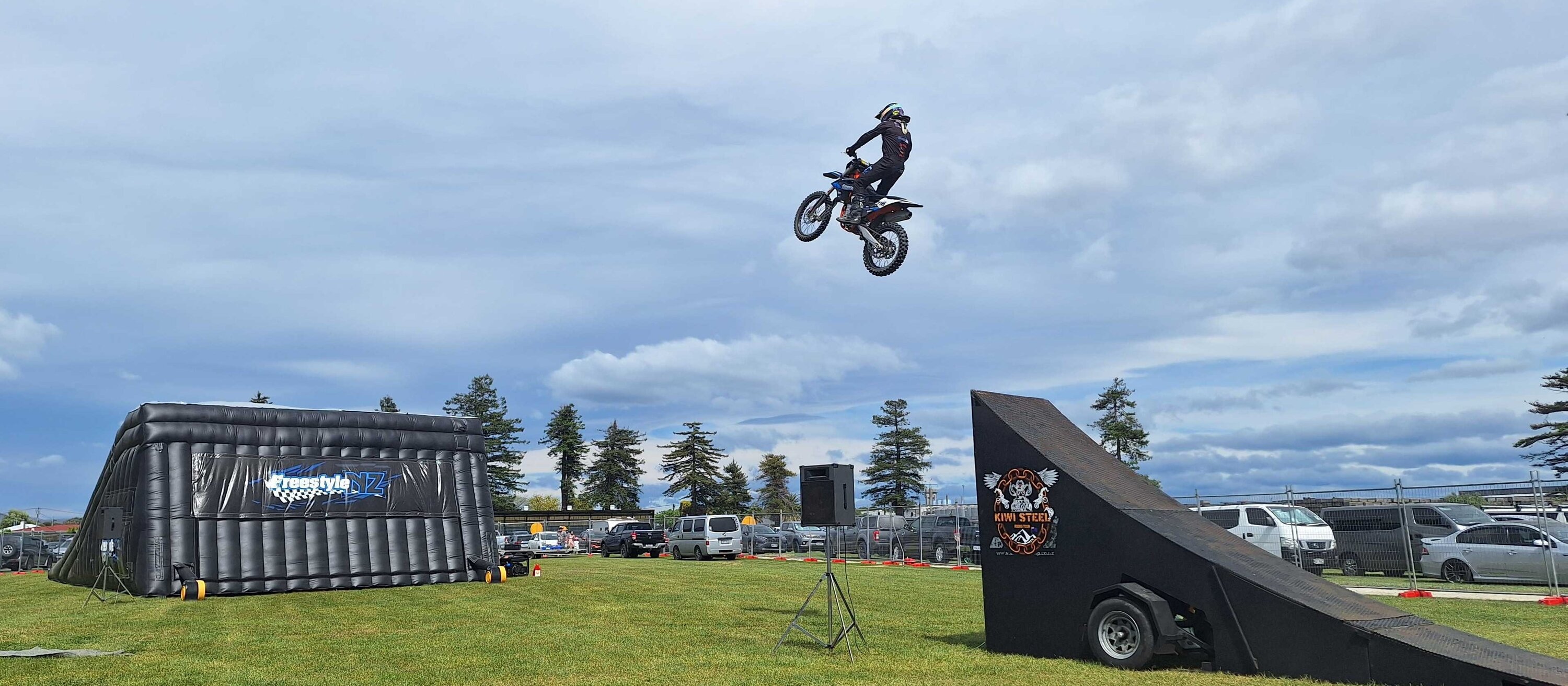 New to the 2024 Hawke's Bay A&P Show and wowing crowds was the FMX Freestyle Motocross. Photo / Michaela Gower