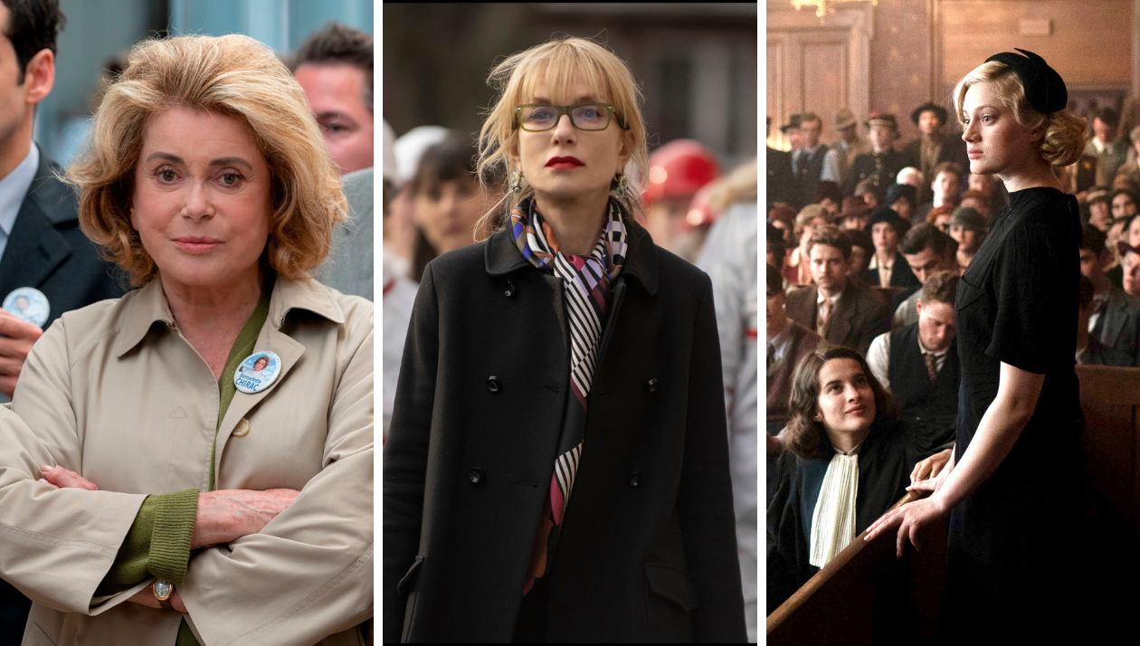 Cherchez les femmes: (from left) Catherine Deneuve, Isabelle Huppert, and Nadia Tereszkiewicz. Photos / supplied