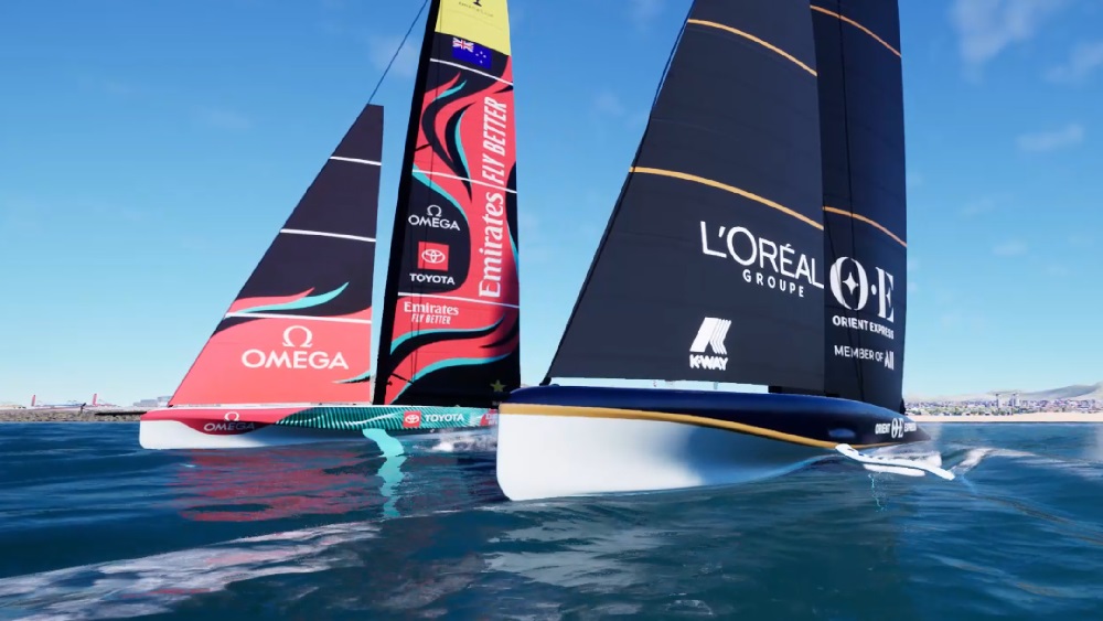 The realistic graphics from the sailing simulation game. Photo / AC Sailing