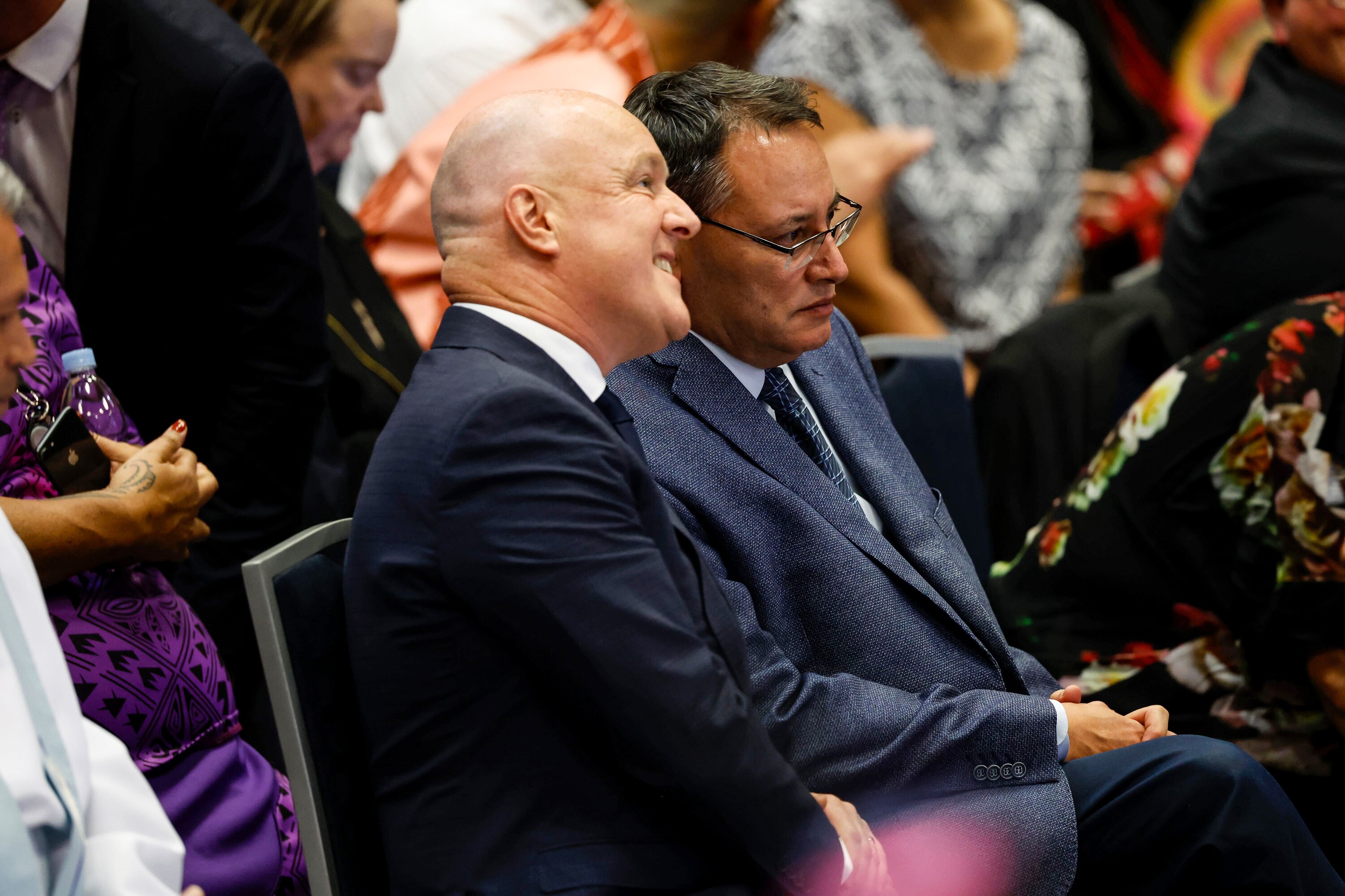 Prime Minister Christopher Luxon and Health Minister Shane Reti. Photo / Michael Craig