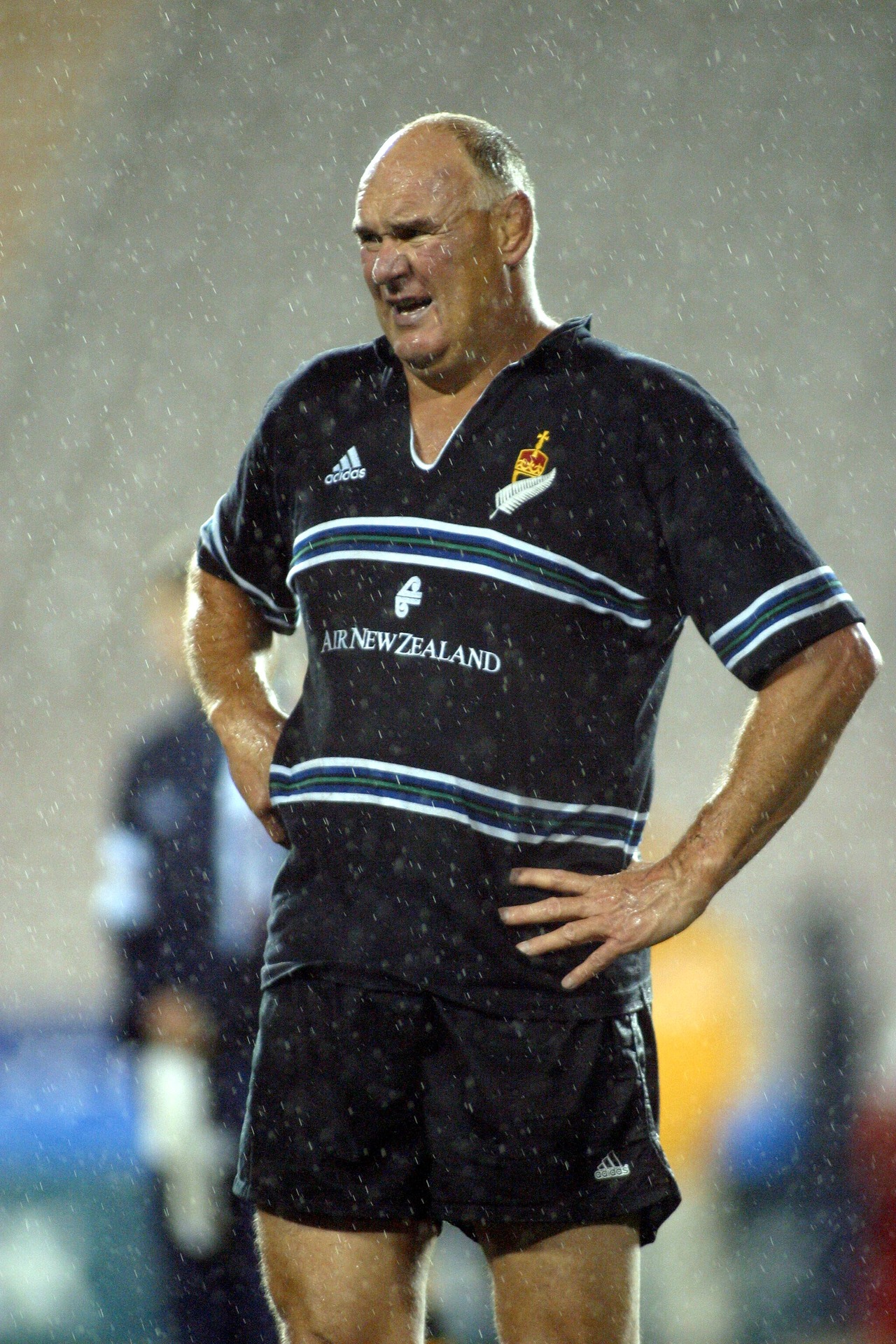 Haden played in a NZ Parliamentary XV vs NZ Musicians XV at Eden Park in 2002. Photo / Photosport