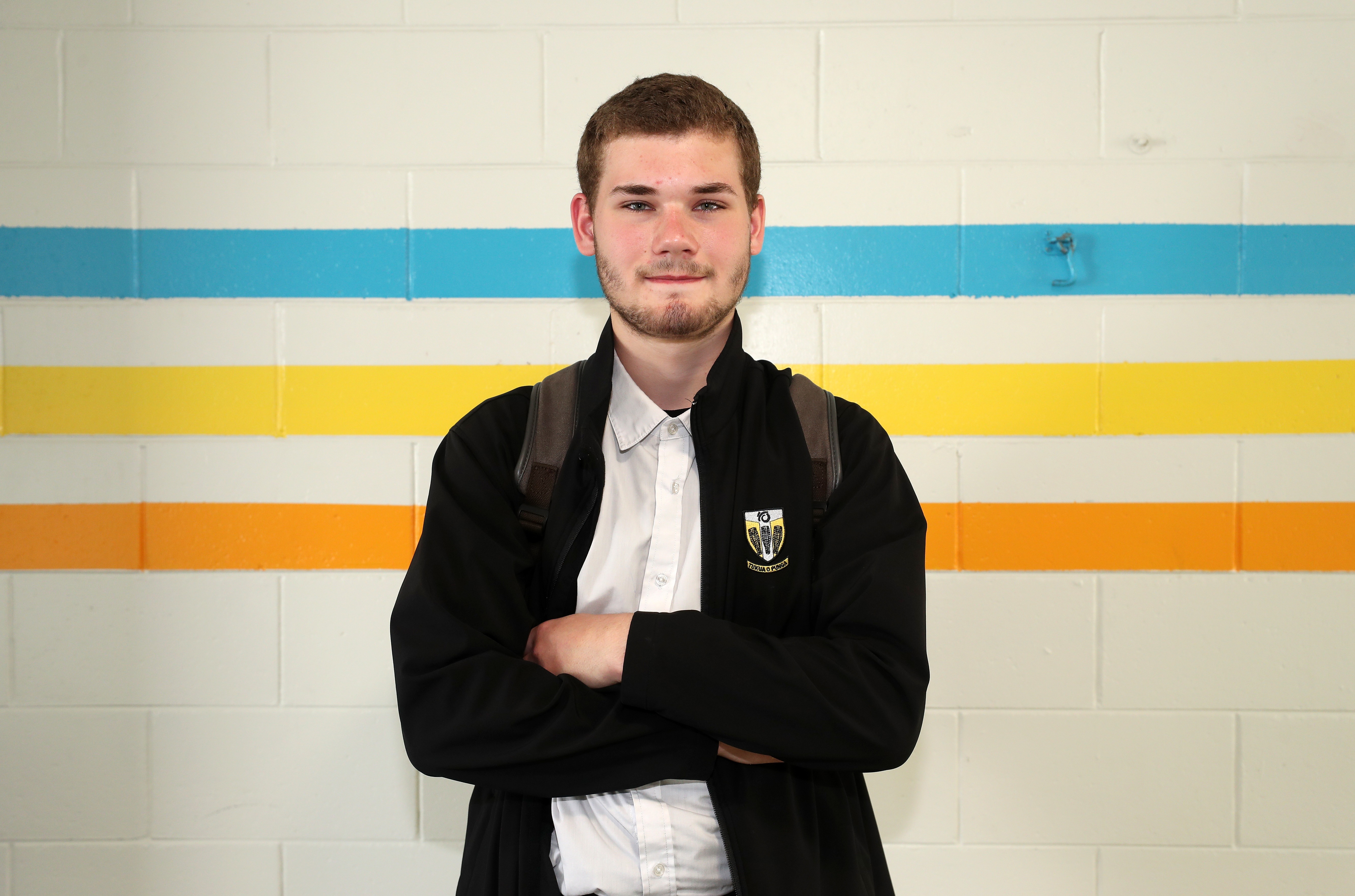 Tikipunga High School student Trent Bowater, 16, says Ka Ora, Ka Ako not only provides good meals, it gives a chance for students to sit and eat together. Photo /  Michael Cunningham