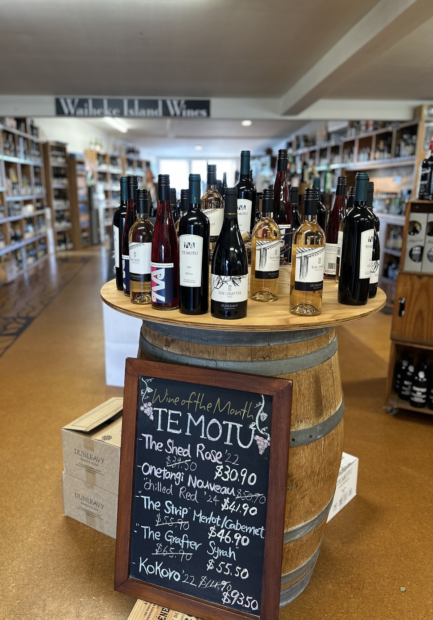 Waiheke Wine Centre ‘Vineyard of the month’ tastings happen on Fridays. Photo / Anna King Shahab