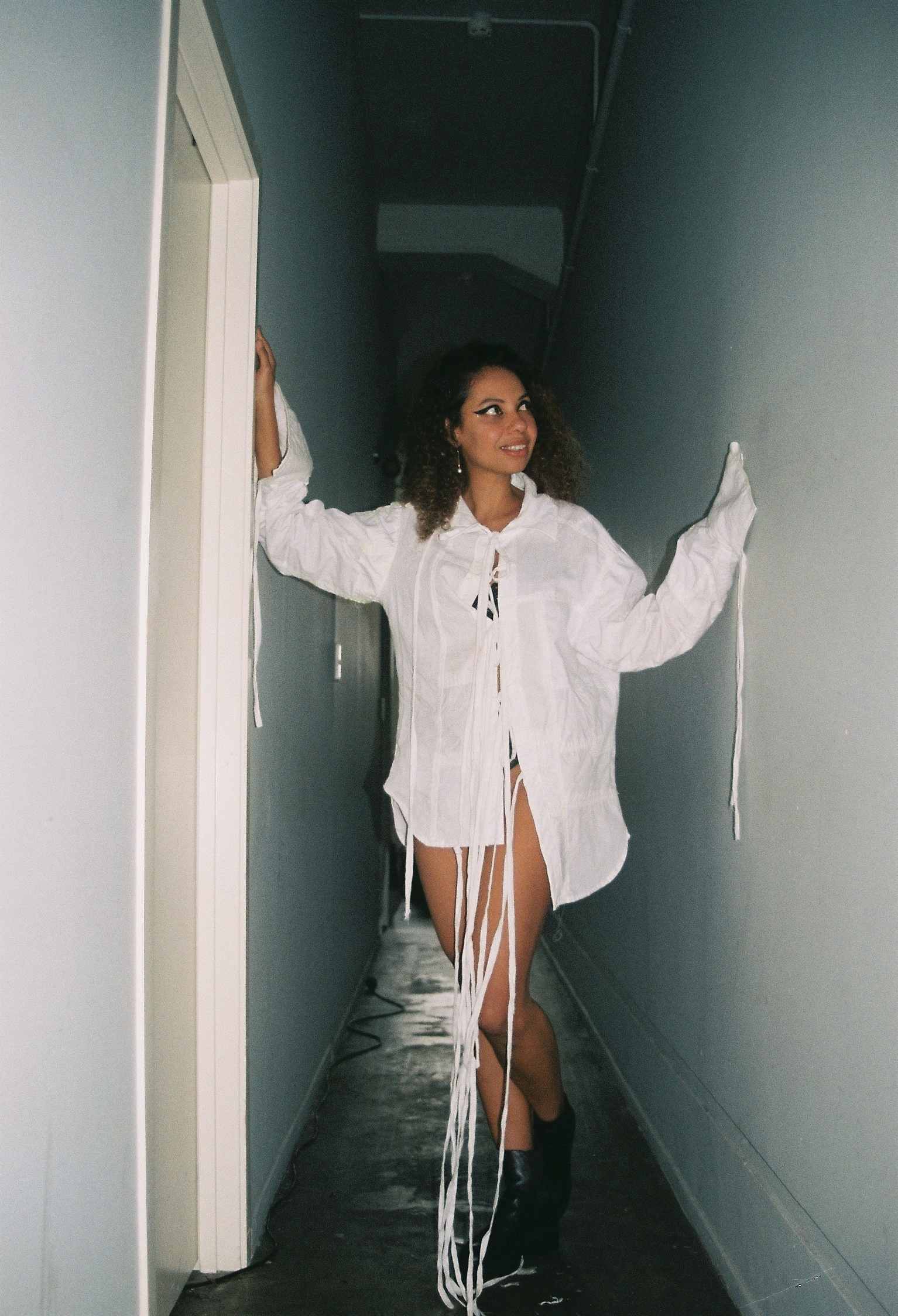 Nicole Van Vuuren design backstage at the NVV World runway show. Photo / Anya Baranova