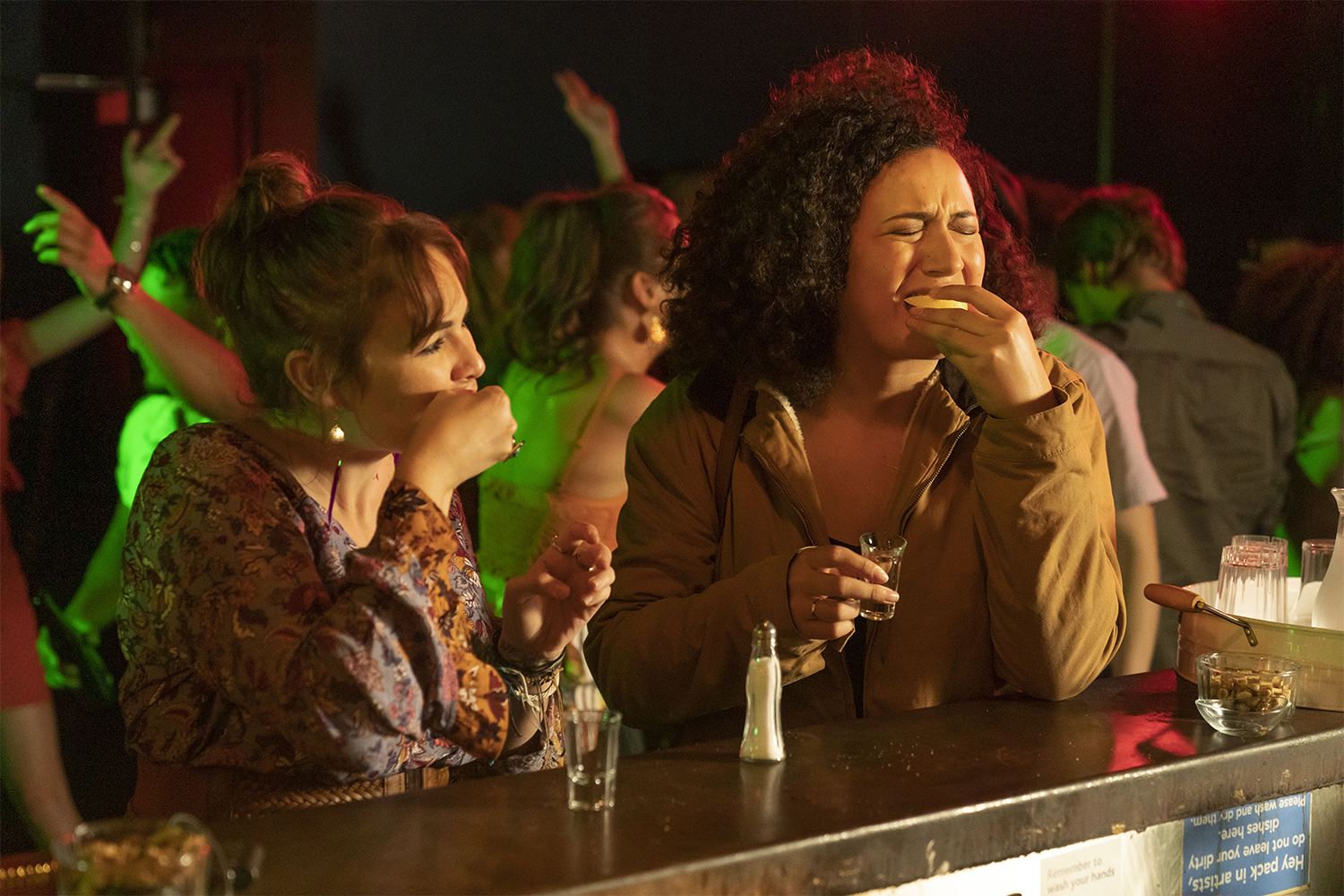 A bar scene in <i>Baby Done</i>. Photo / Geoffrey Short.