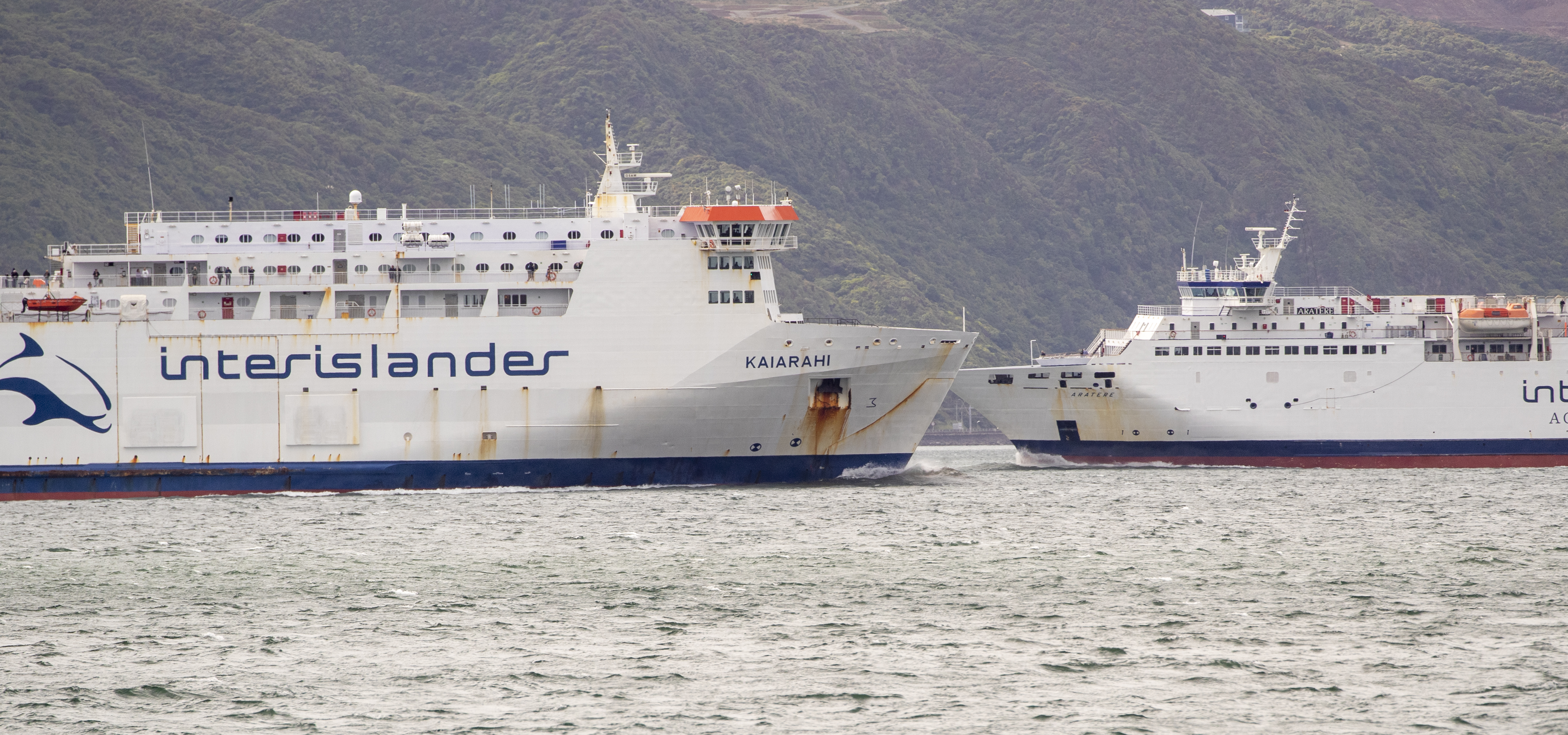 Plans to replace the existing fleet of three ferries with two new purpose-built mega ferries were thrown into disarray before Christmas. Photo / Mark Mitchell