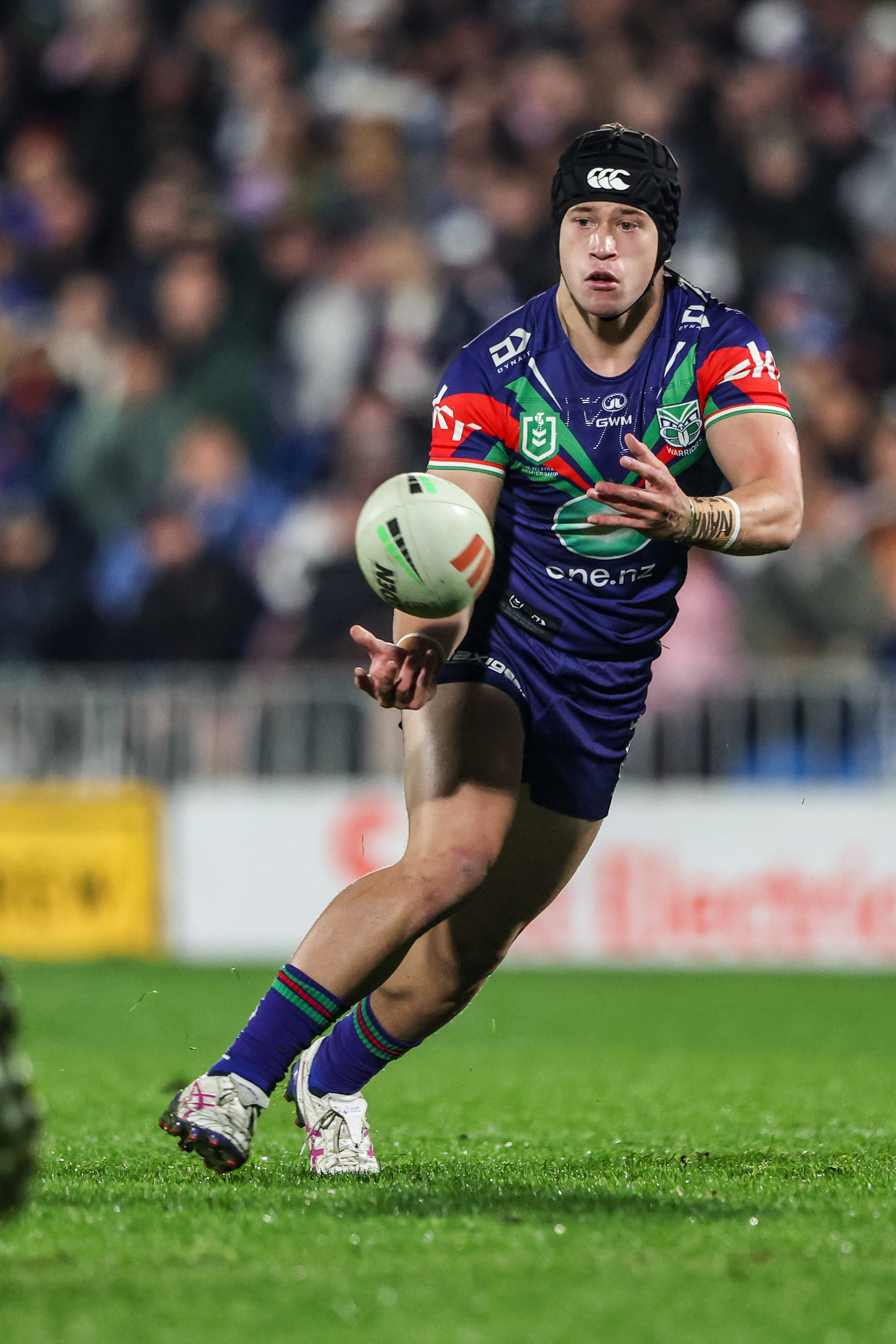 Makaia Tafua made his NRL debut against the Sharks. Photo / Photosport