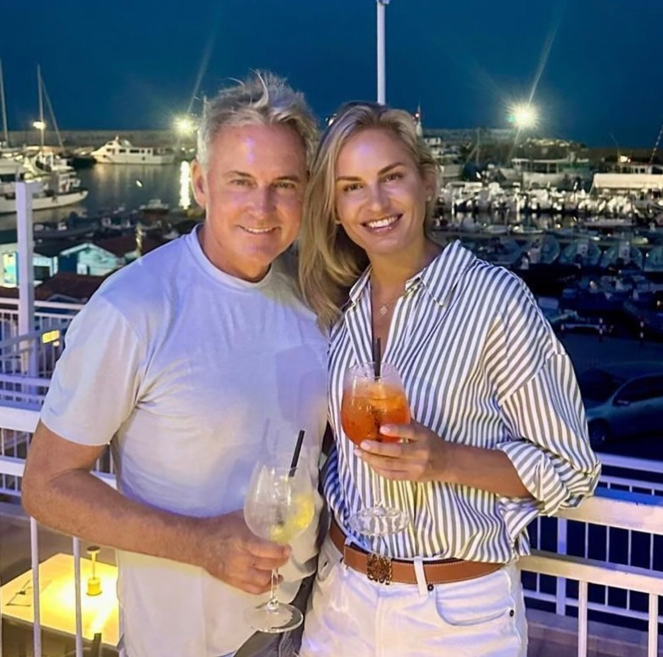 NZ property magnate Steve Owen with Swedish partner, respected interior designer Madeleine Ansehn, is said to have taken his yacht to Barcelona.