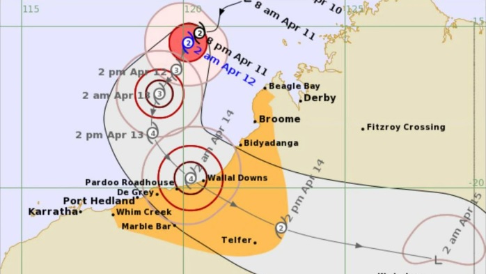 Windy.com - 🌀UPDATE: #CycloneIlsa has made landfall near