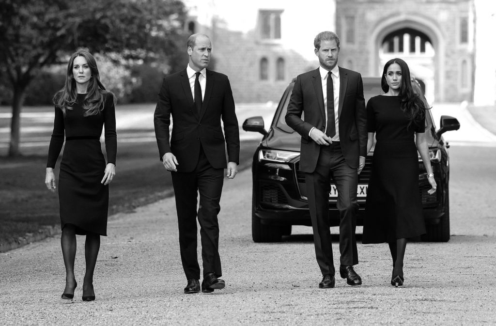 Prince William was put on a private jet to get to his grandmother the Queen's bedside. His brother, Prince Harry, was not. Photo / Getty Images