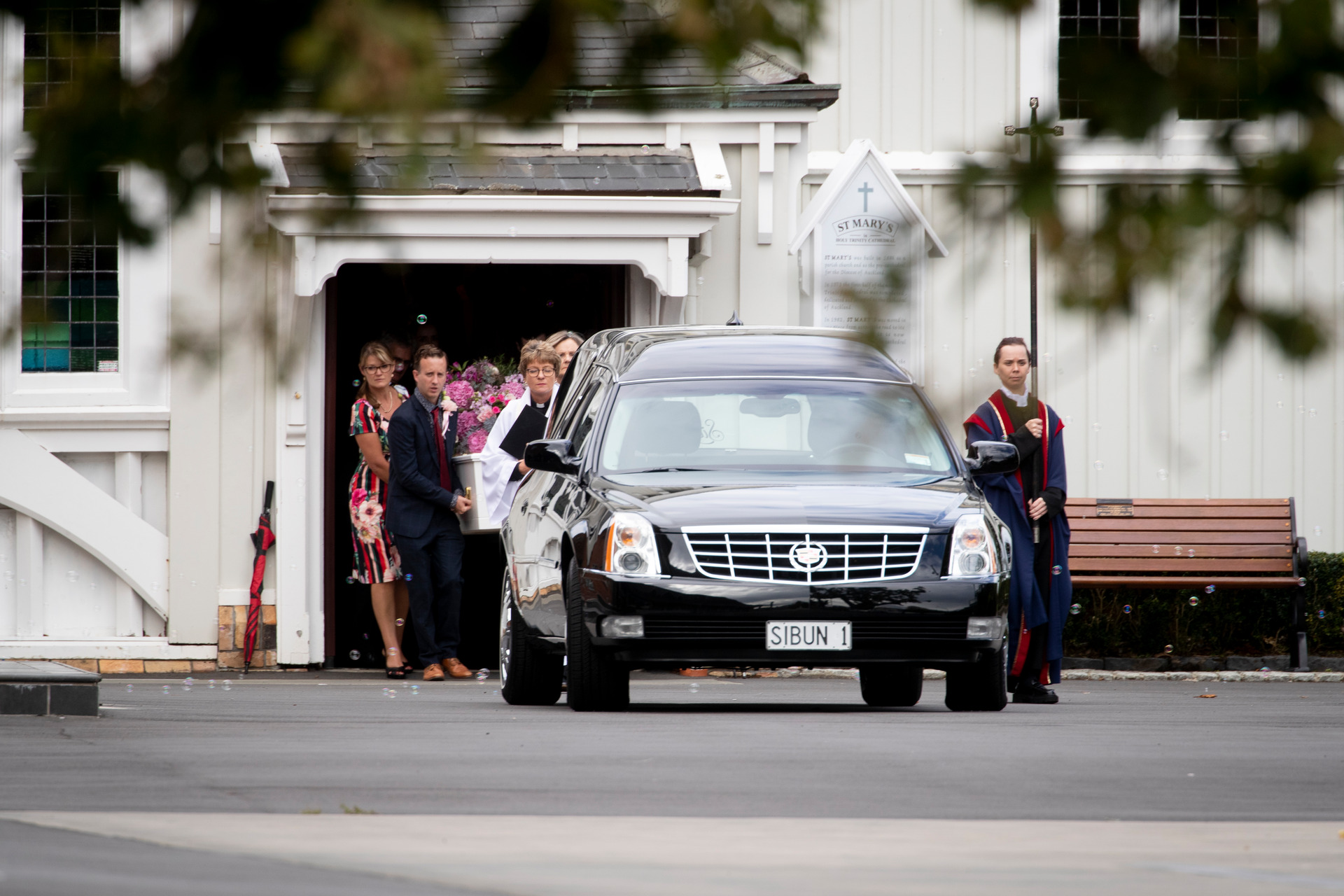 The funeral for Pauline Hanna was held at St Mary's in Holy Trinity on April 15, 2021. Photo / NZME