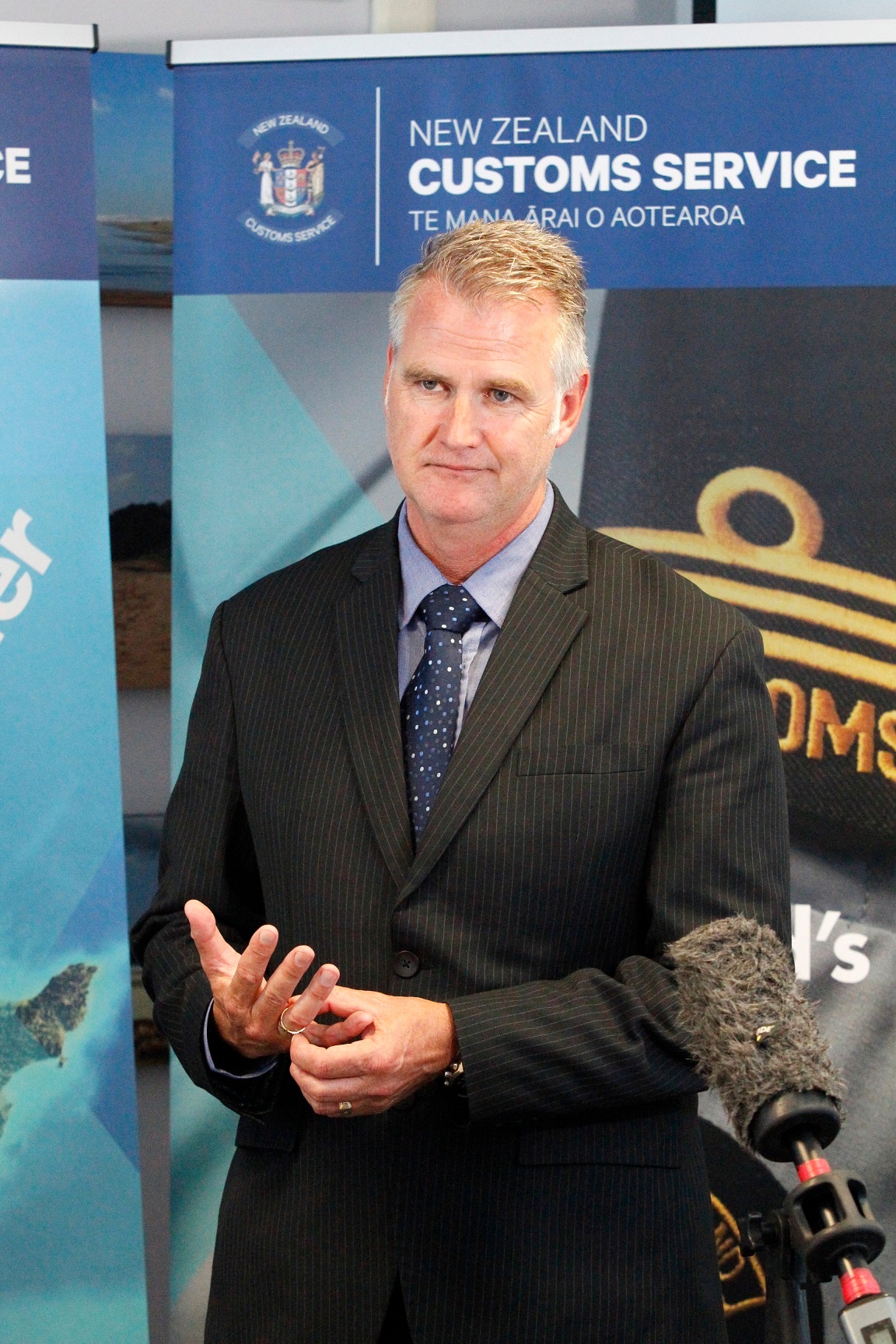 Customs investigations manager Bruce Berry says organised crime targets people and processes to smuggle drugs through the border. Photo / Tania Whyte  