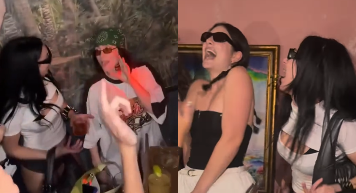 Charli XCX dances with Billie Eilish to their song Guess; Lorde sings and dance to the Girl, so confusing remix with the UK singer during her 32nd birthday party. Photos / TikTok @much / Instagram @lukasgage