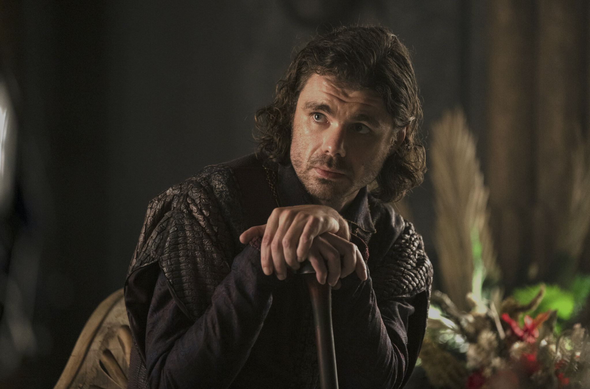 Matthew Needham as Lord Larys Strong. Photo / HBO