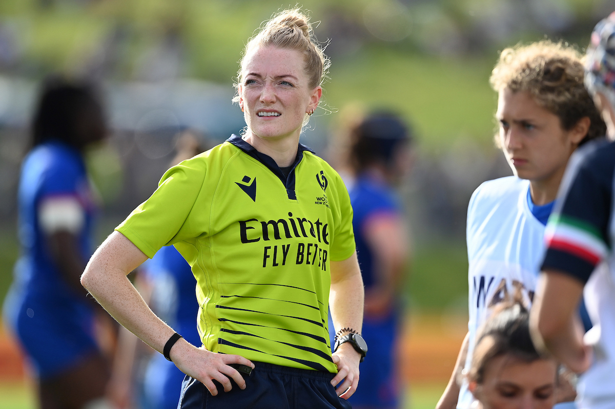 Referee Hollie Davidson of Scotland. Photo / Photosport
