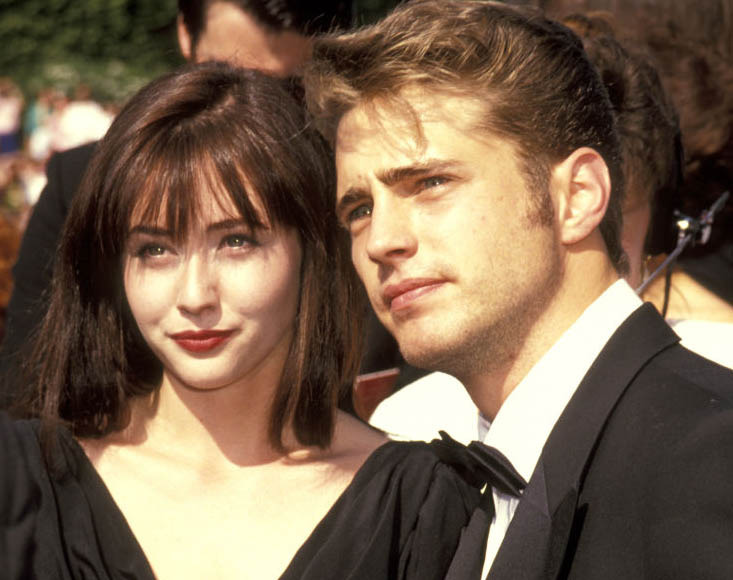 Shannen Doherty and Jason Priestley. Photo / Getty Images.