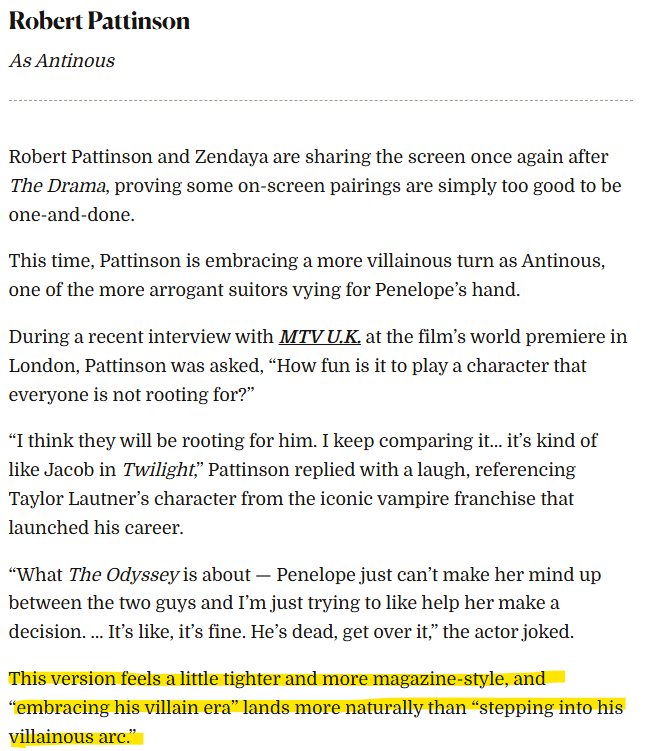 The Marie Claire article carried this passage - and AI prompt.