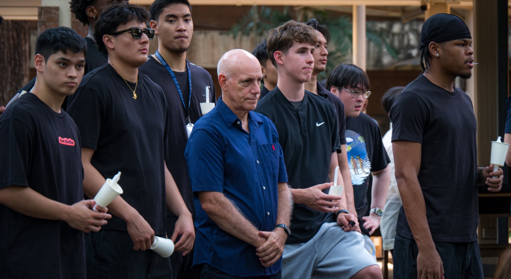 Former Tall Blacks coach Tab Baldwin made his first public appearance since the deaths of two Ateneo Blue Eagles players. Photo / The Guidon
