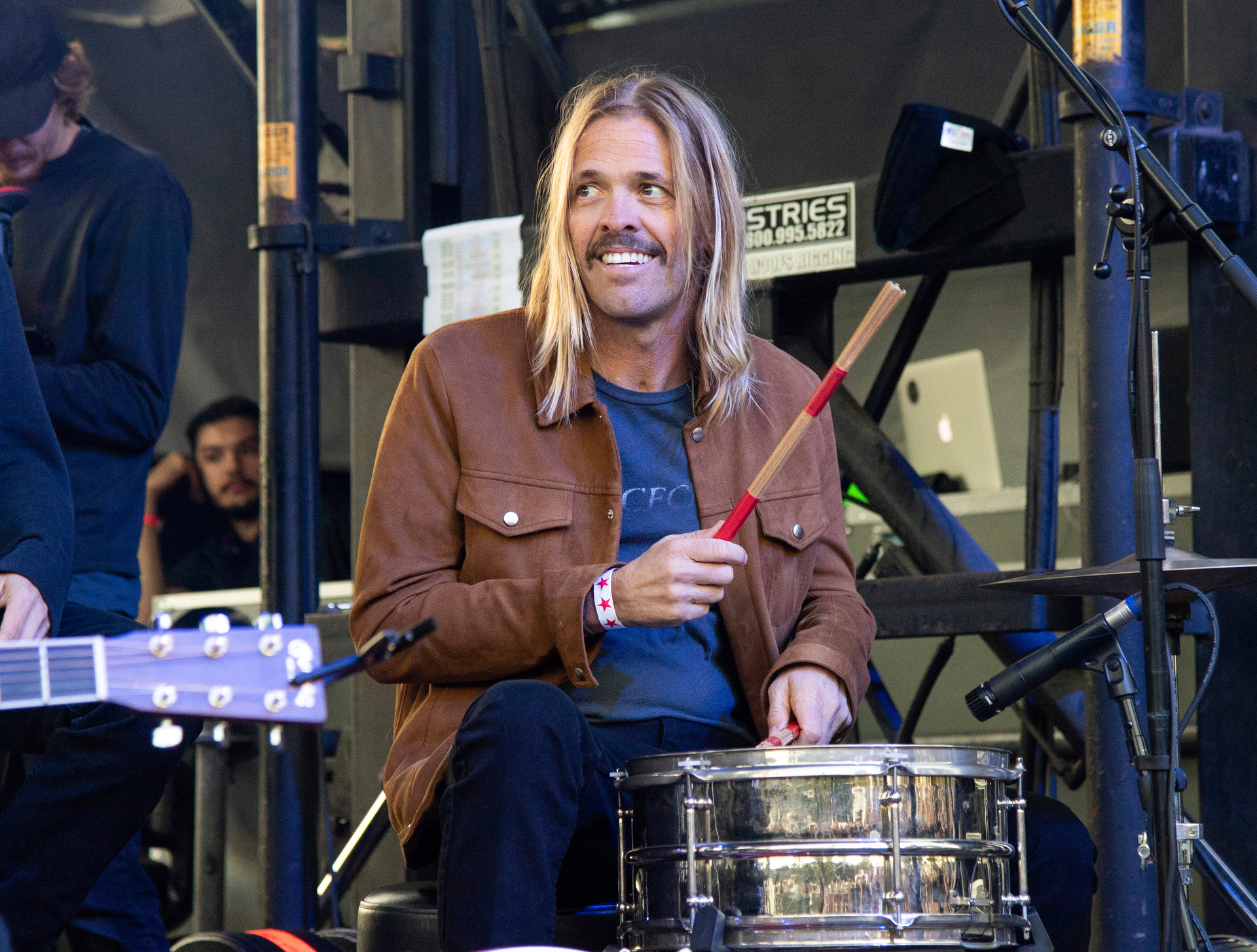 Taylor Hawkins tragically died following an unexpected cardiac arrest while touring in March 2022. Photo / AP