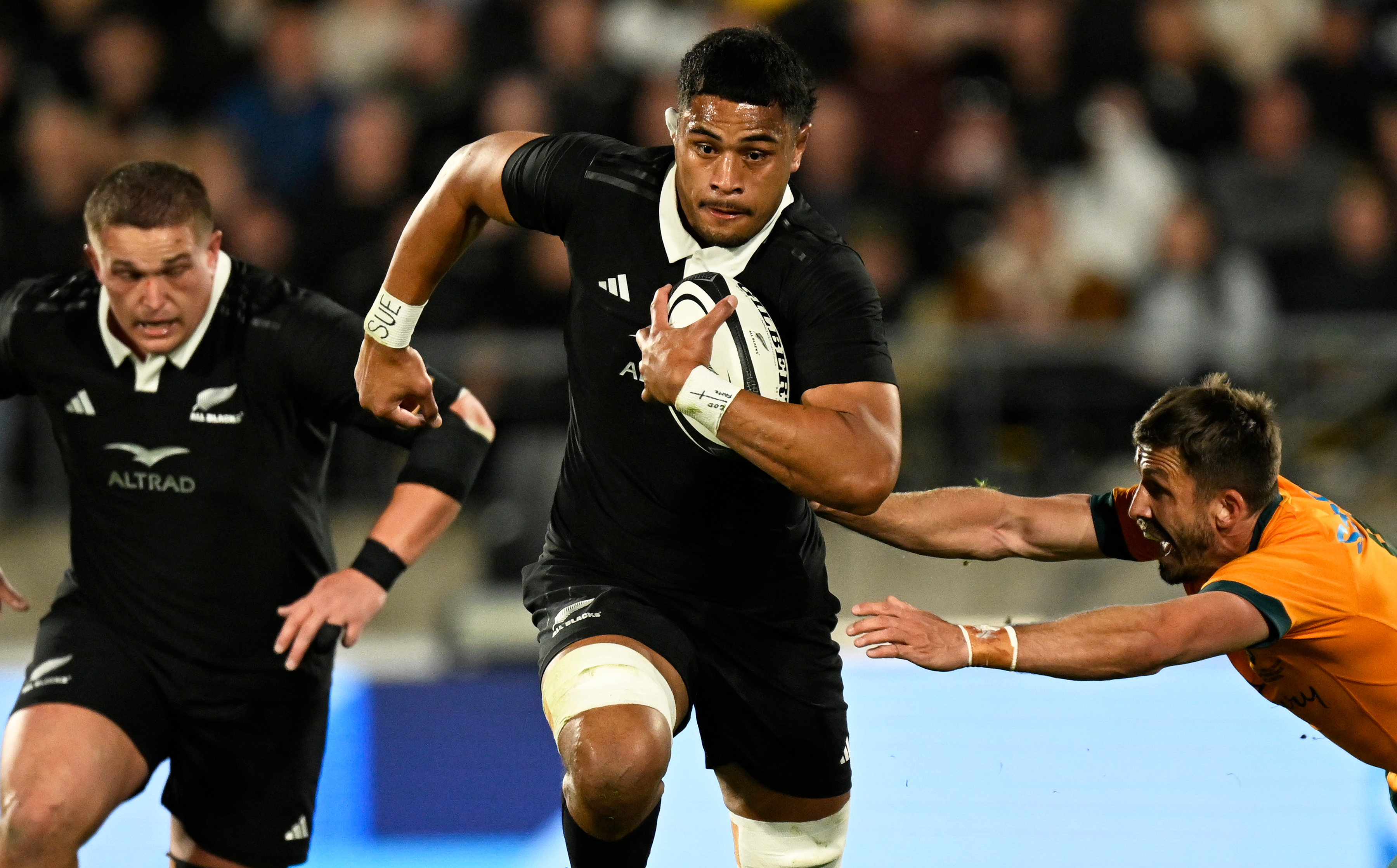 Tupou Vaa'i has been ruled out of the All Blacks' clash with Australia in Perth after suffering a knee injury in training. Photo / Andrew Cornaga / Photosport