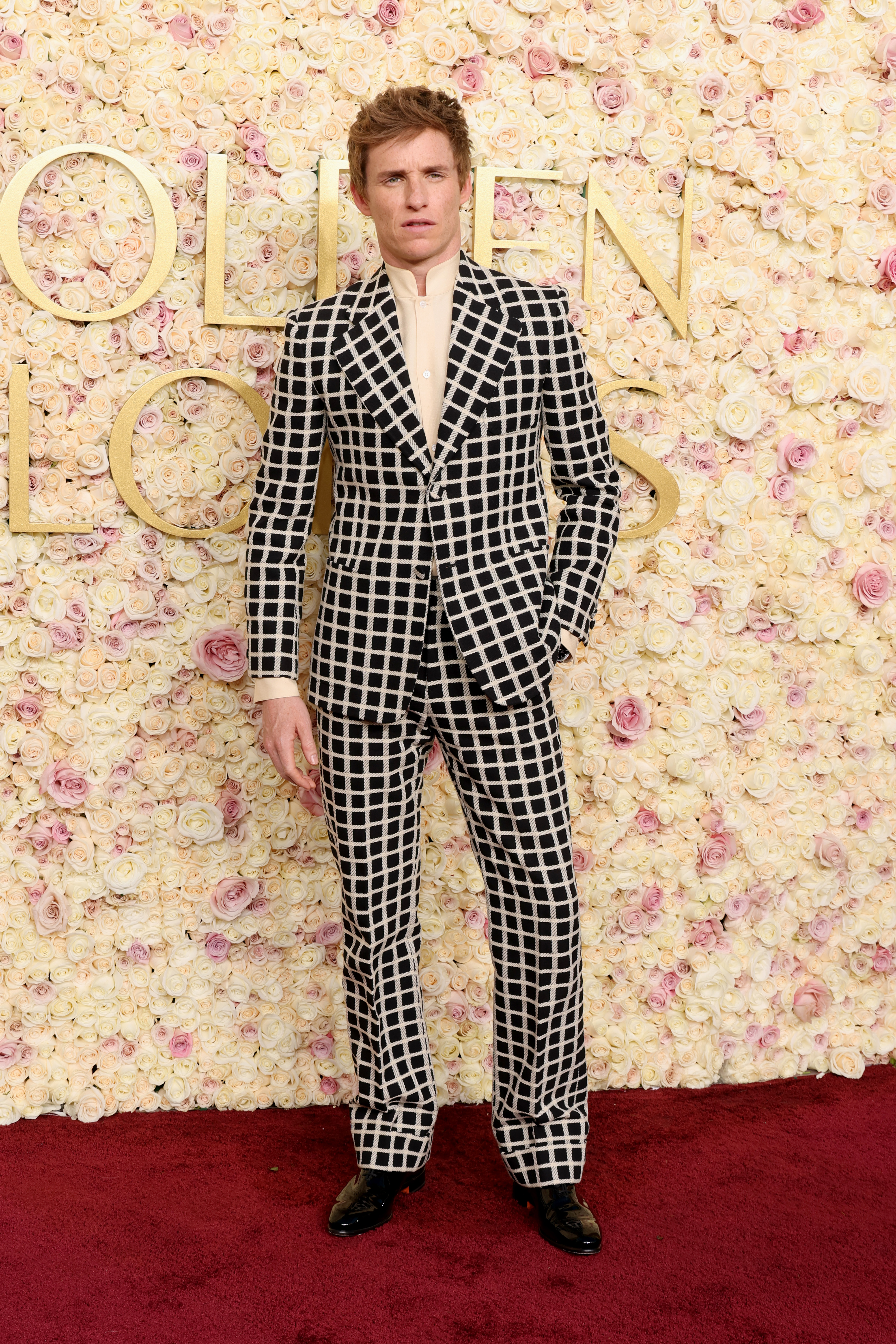 Eddie Redmayne on the red carpet at The Beverly Hilton. Photo / Getty Images