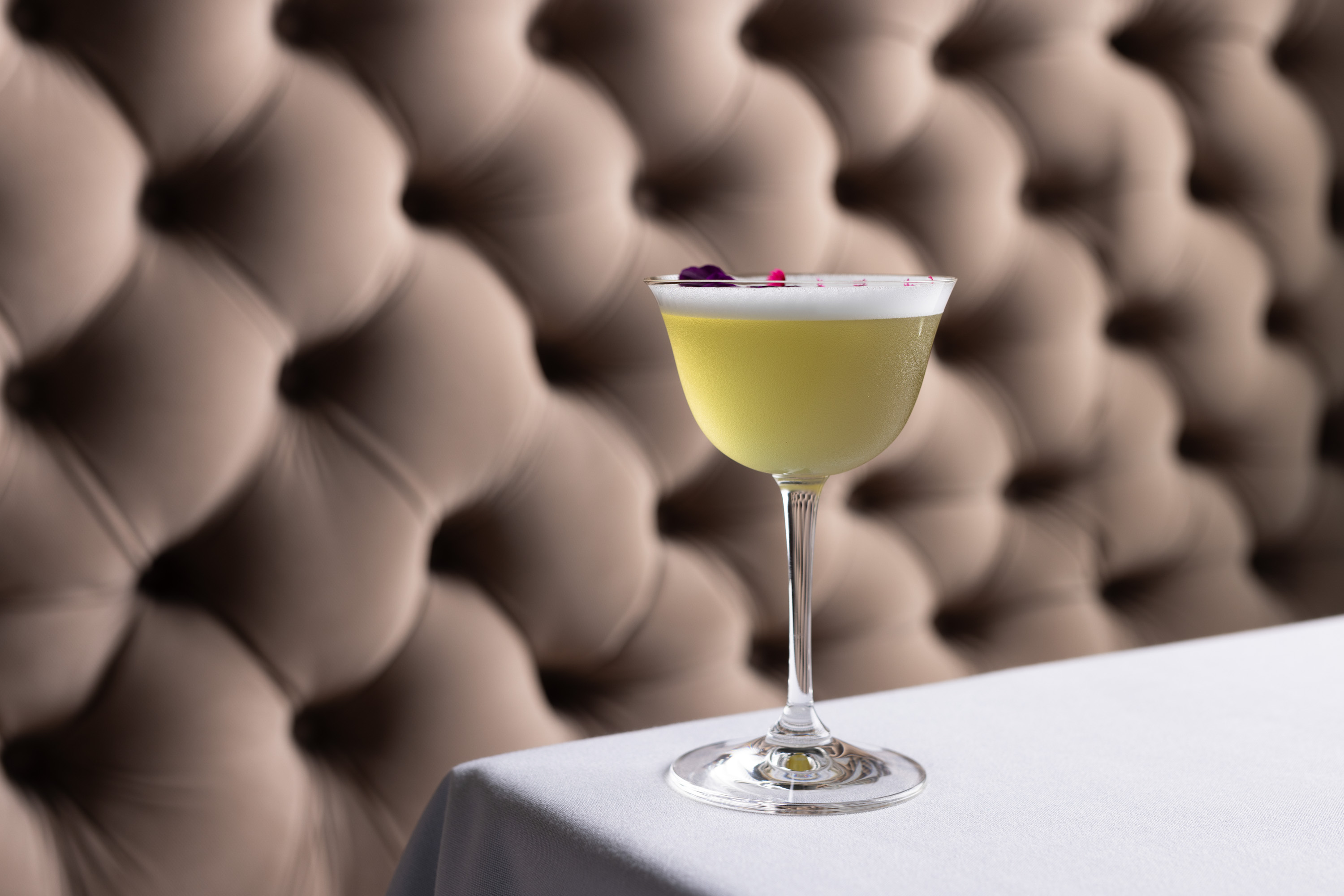 Sidart’s A Sour Mez cocktail with horopito and kawakawa-infused mezcal, yuzu sake and lime. Photo / Alex McVinnie
