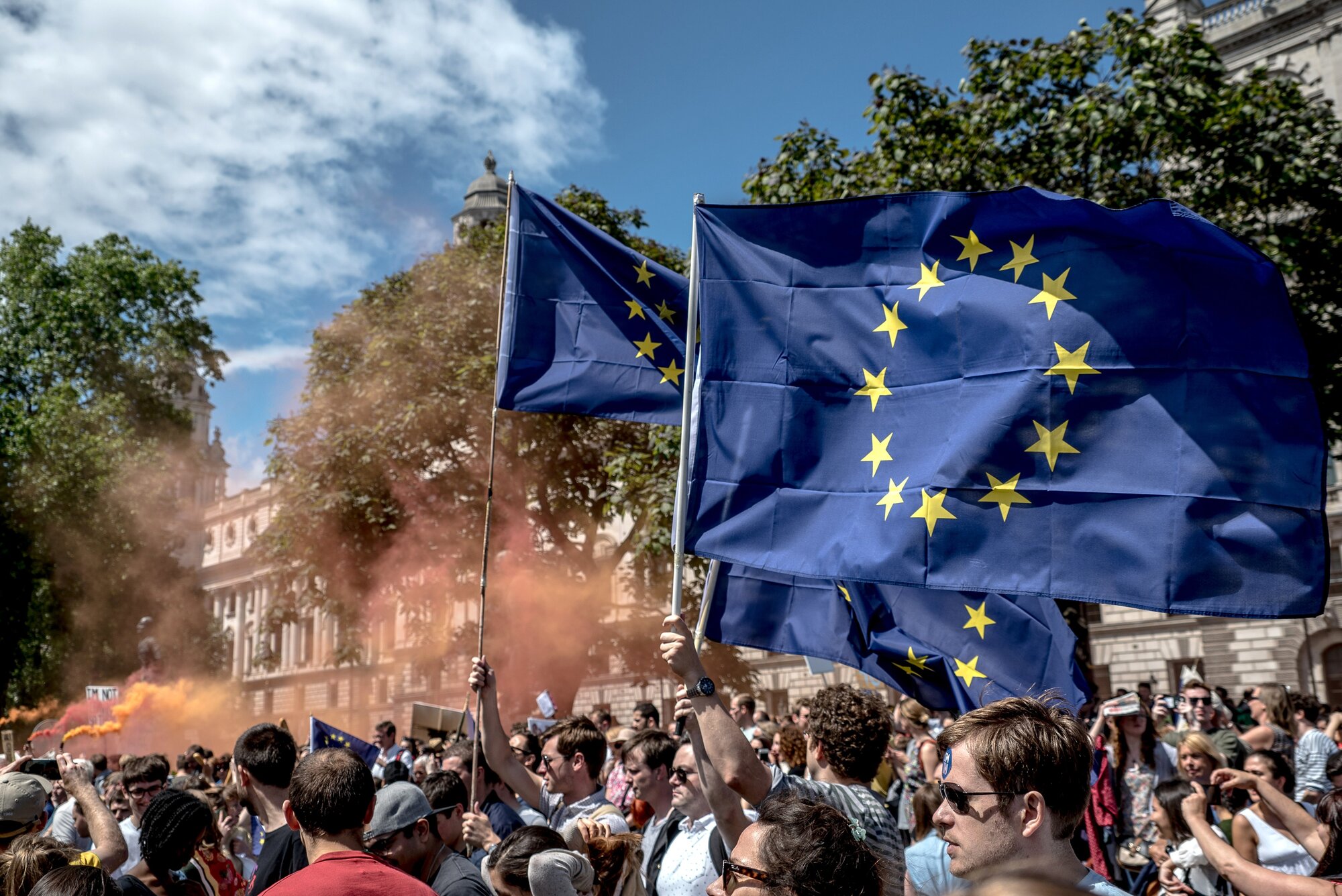 Ten years ago, British voters approved by a slim margin a proposal for the country to leave the European Union. The economic results, economists say, have not been glowing. Photo / Andrew Testa, The New York Times