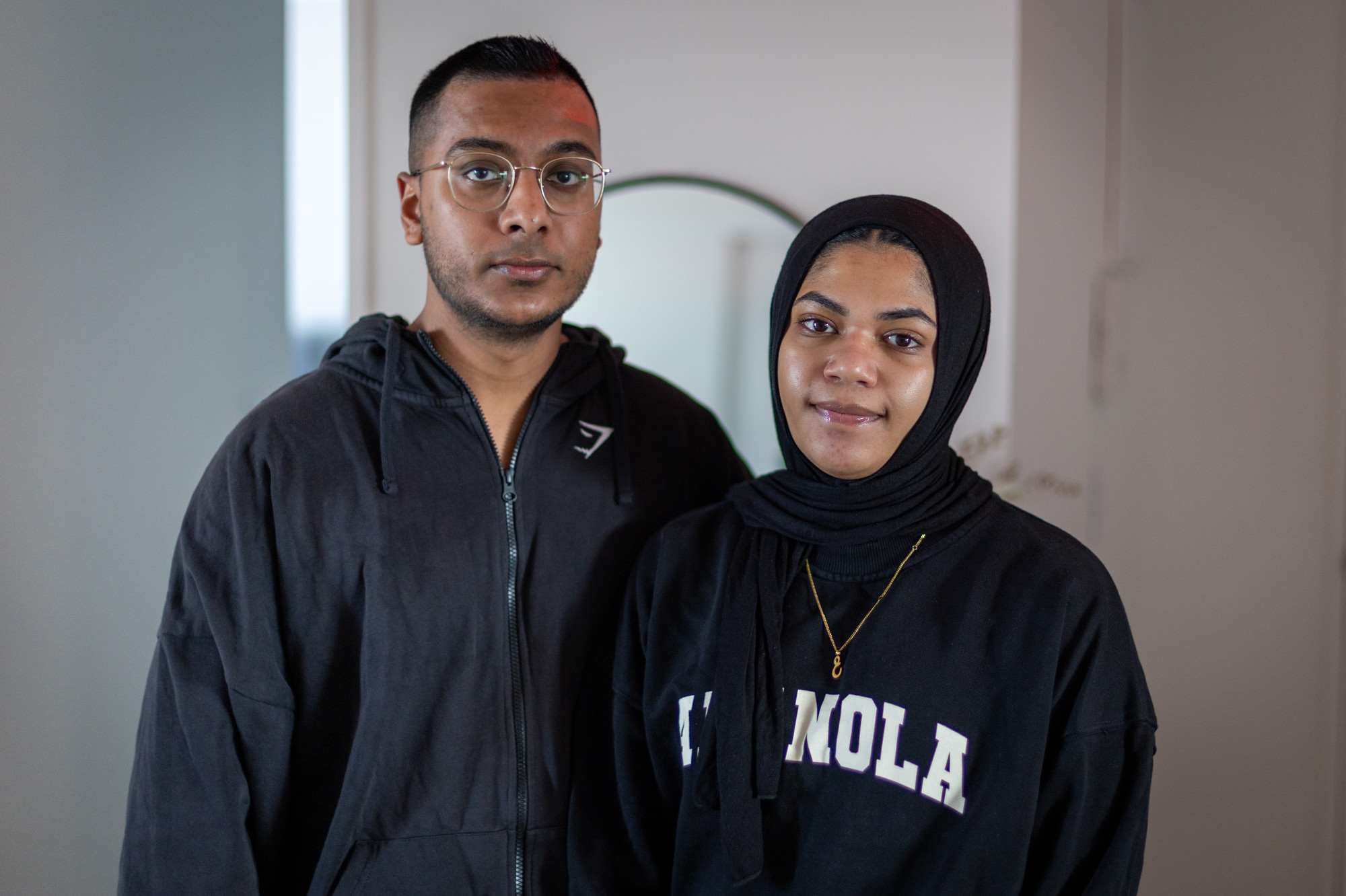Saif Khan and Alvee Ahmad hope their story encourages other first-time parents to speak up strongly if they have concerns. Photo / Michael Craig 
