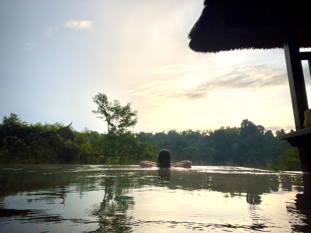 A sunrise dip in a private infinity pool surrounded by Balinese jungle is an experience like no other. Photo / Kiri Gillespie