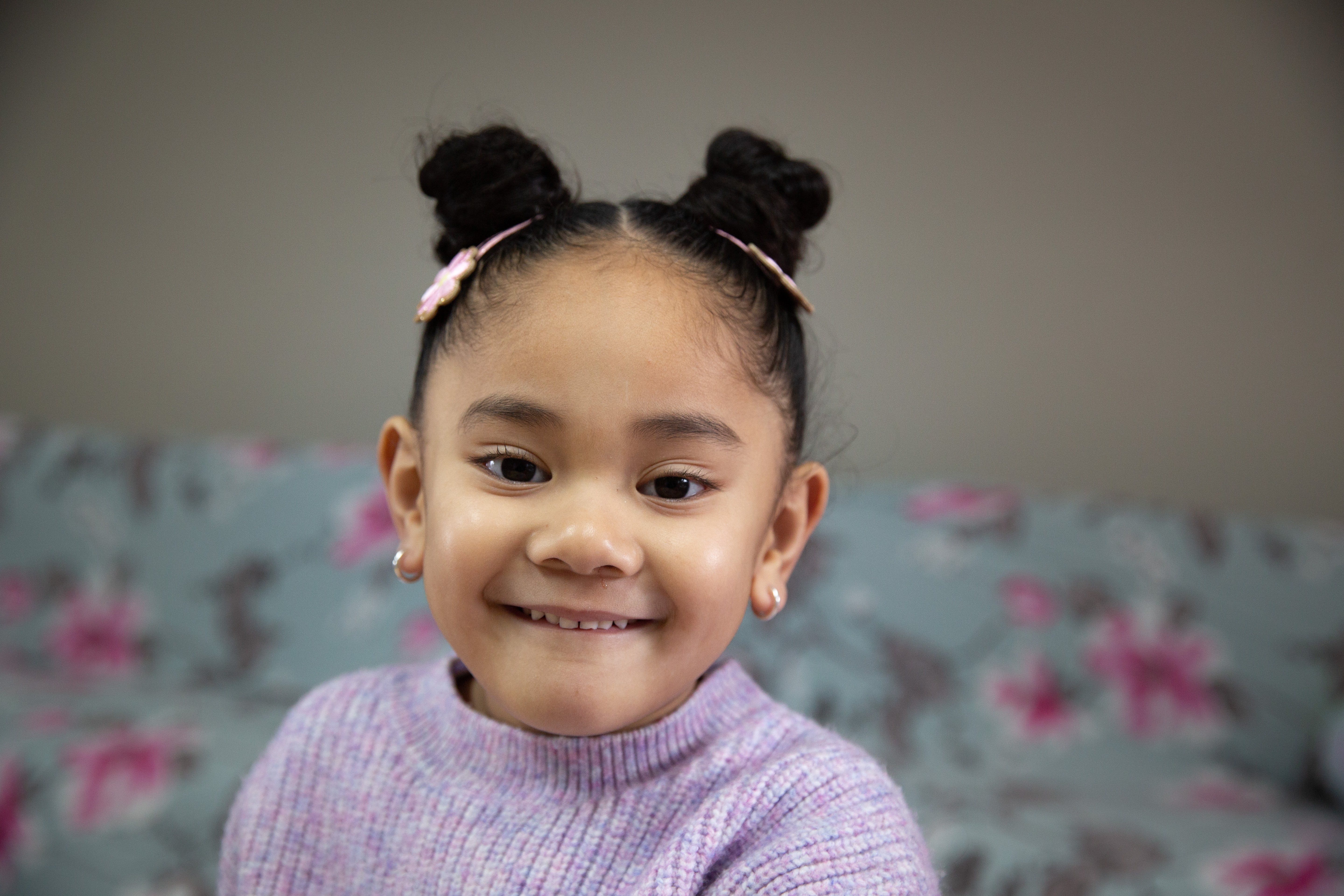 Natalia Lui, 4, is recovering after being diagnosed with rheumatic heart disease after getting rheumatic fever. Photo / Sylvie Whinray