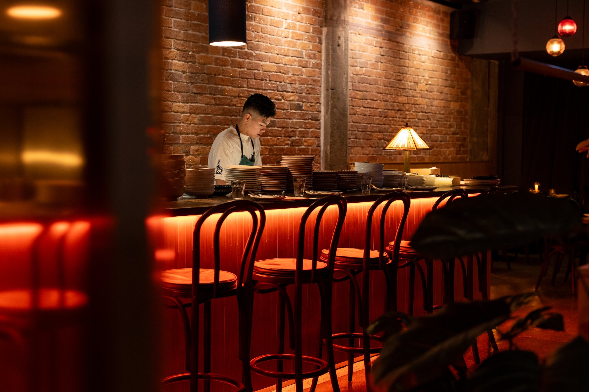 The restaurant-bar is romantic in a K Rd way. Photo / Babiche Martens