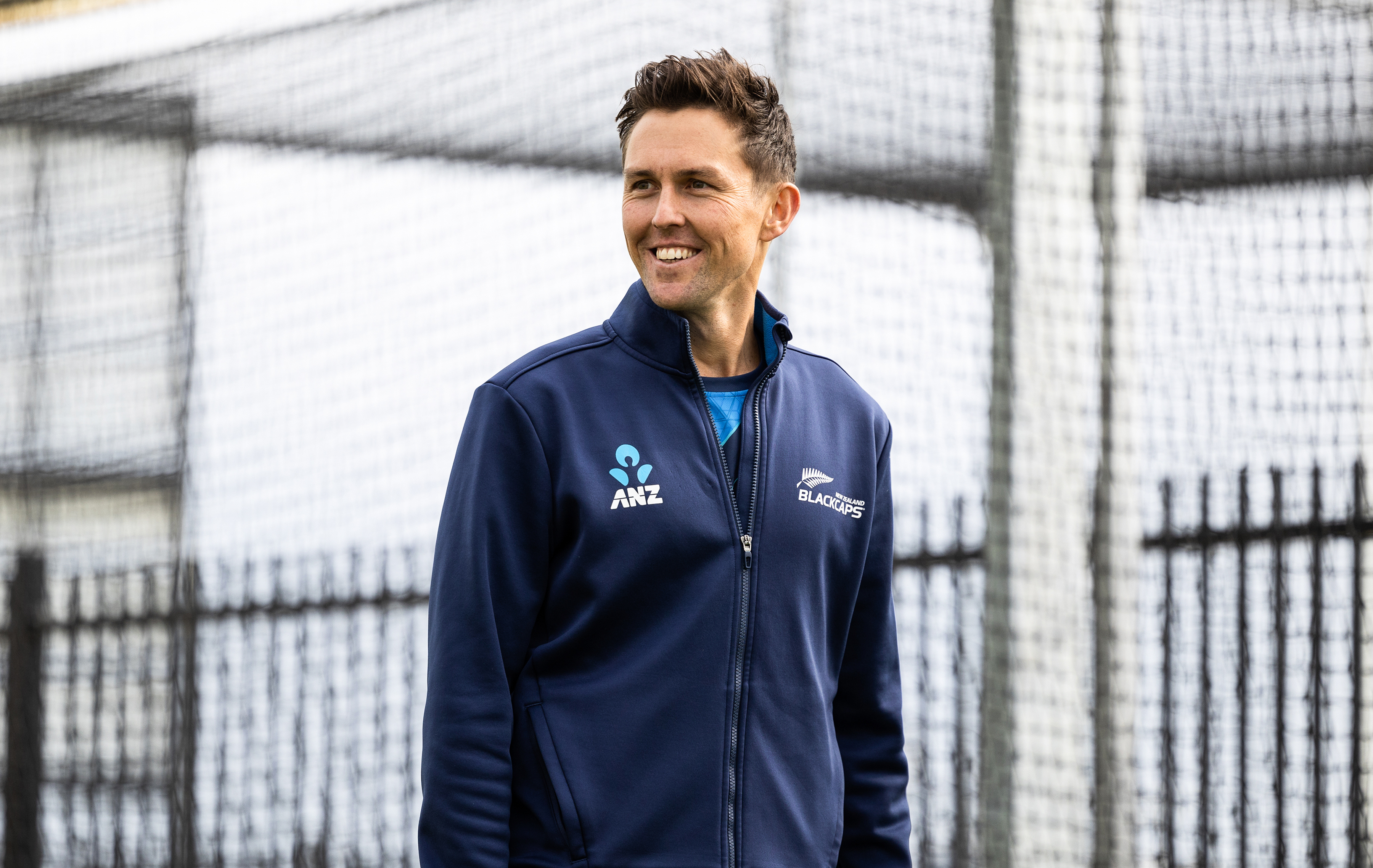 Trent Boult back in the nets with the Black Caps. Photo / Photosport