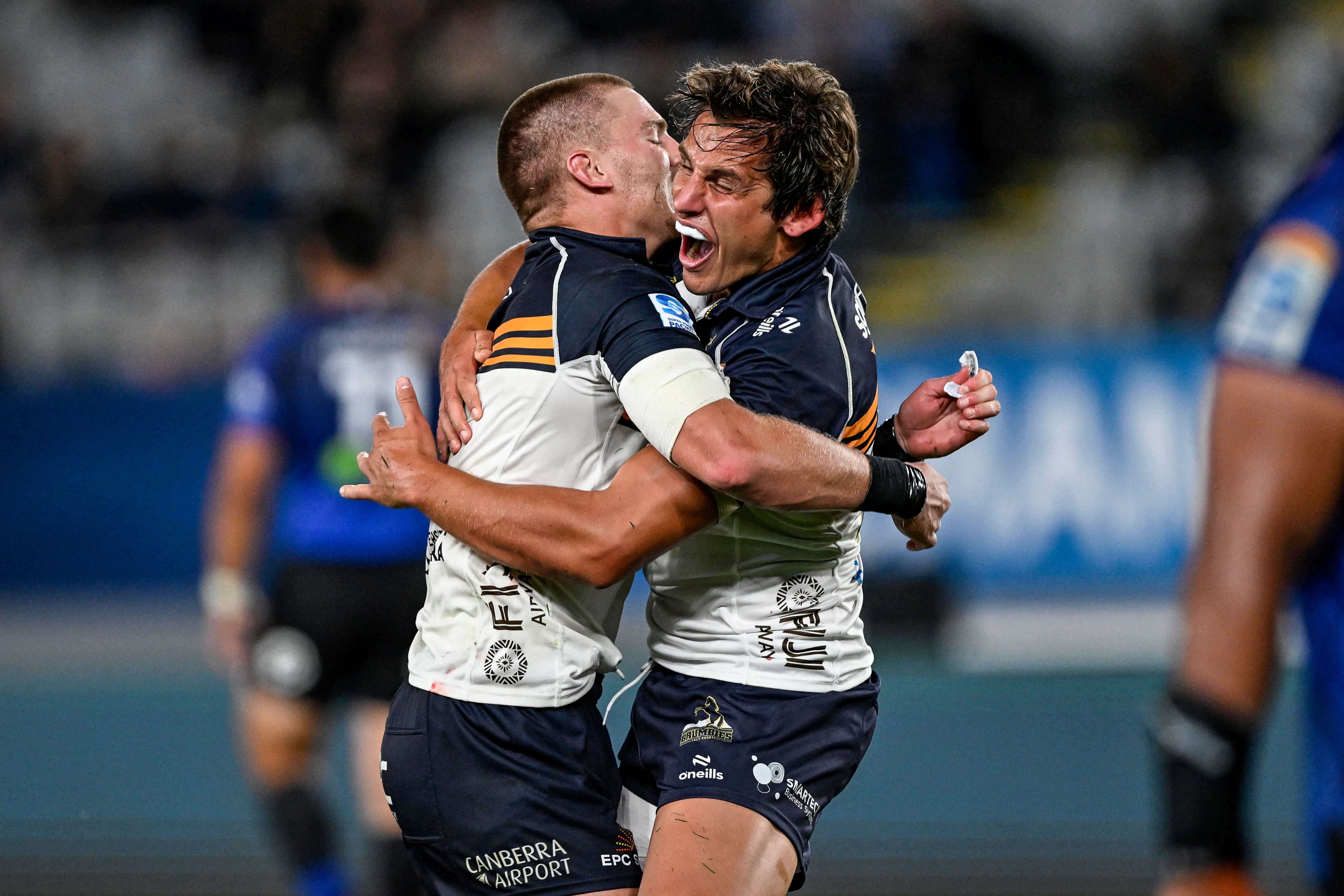 The Brumbies beat the Blues at Eden Park last week. Photo / Photosport