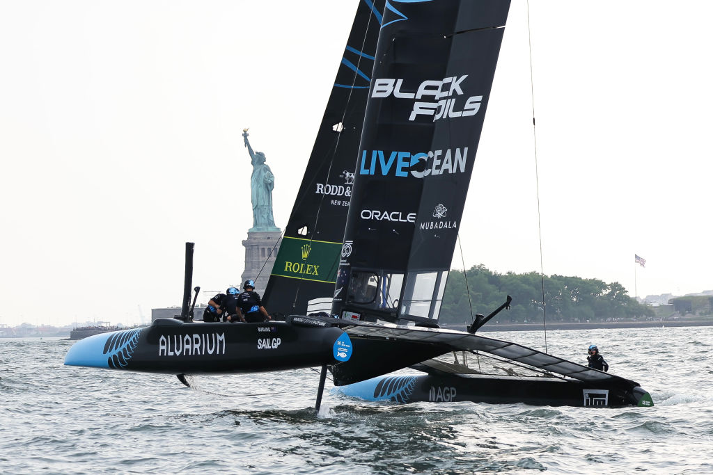 The Black Foils were too strong in the New York final. Photo / Getty Images