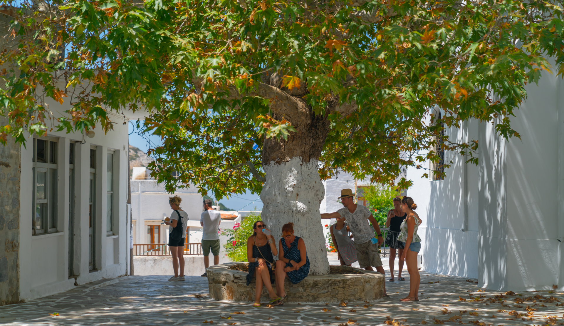 Tourists seek shade from the summer heat while holidaying in Europe. Photo / 123rf