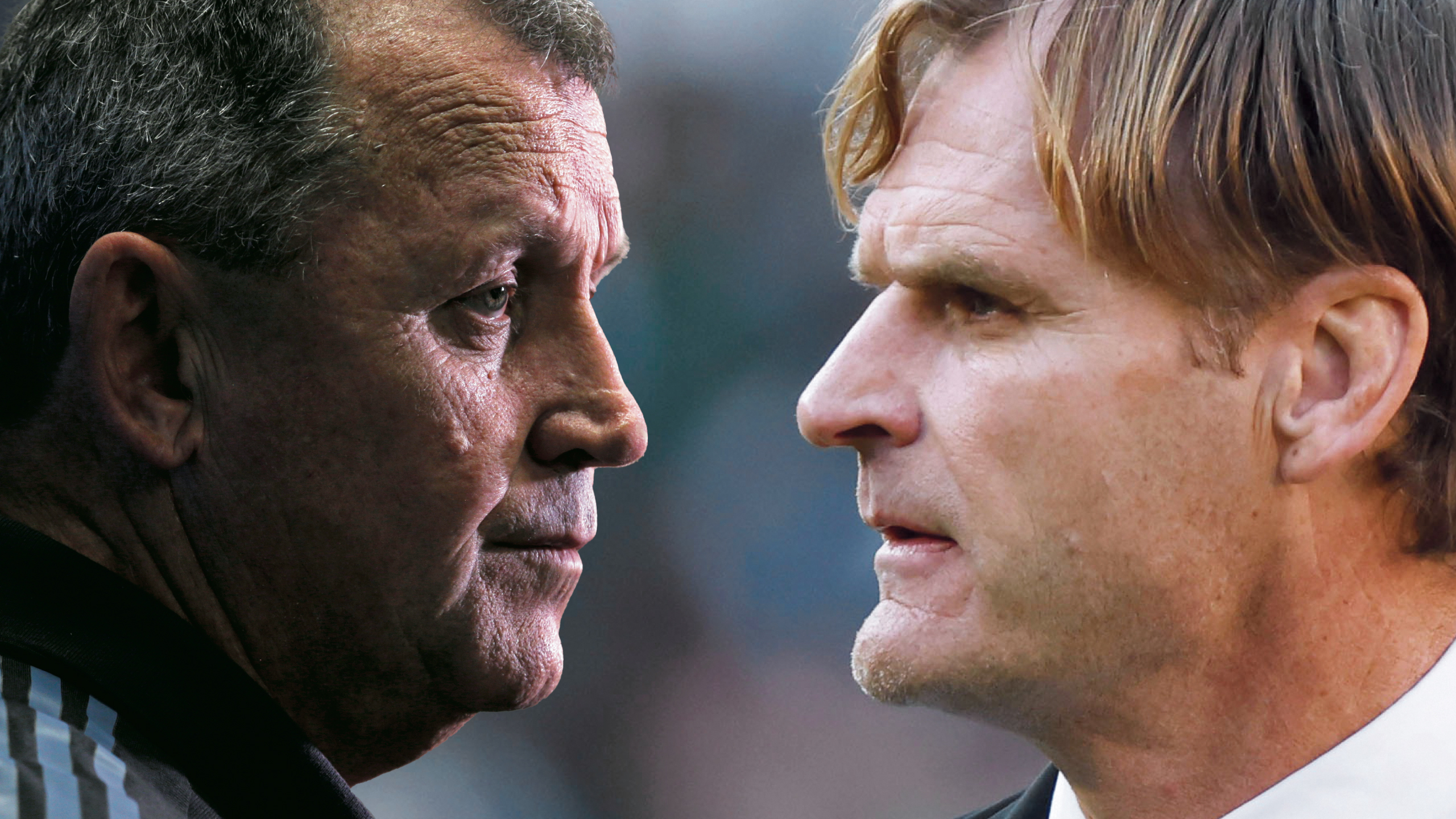 Ian Foster and Scott Robertson. Photo / NZ Herald