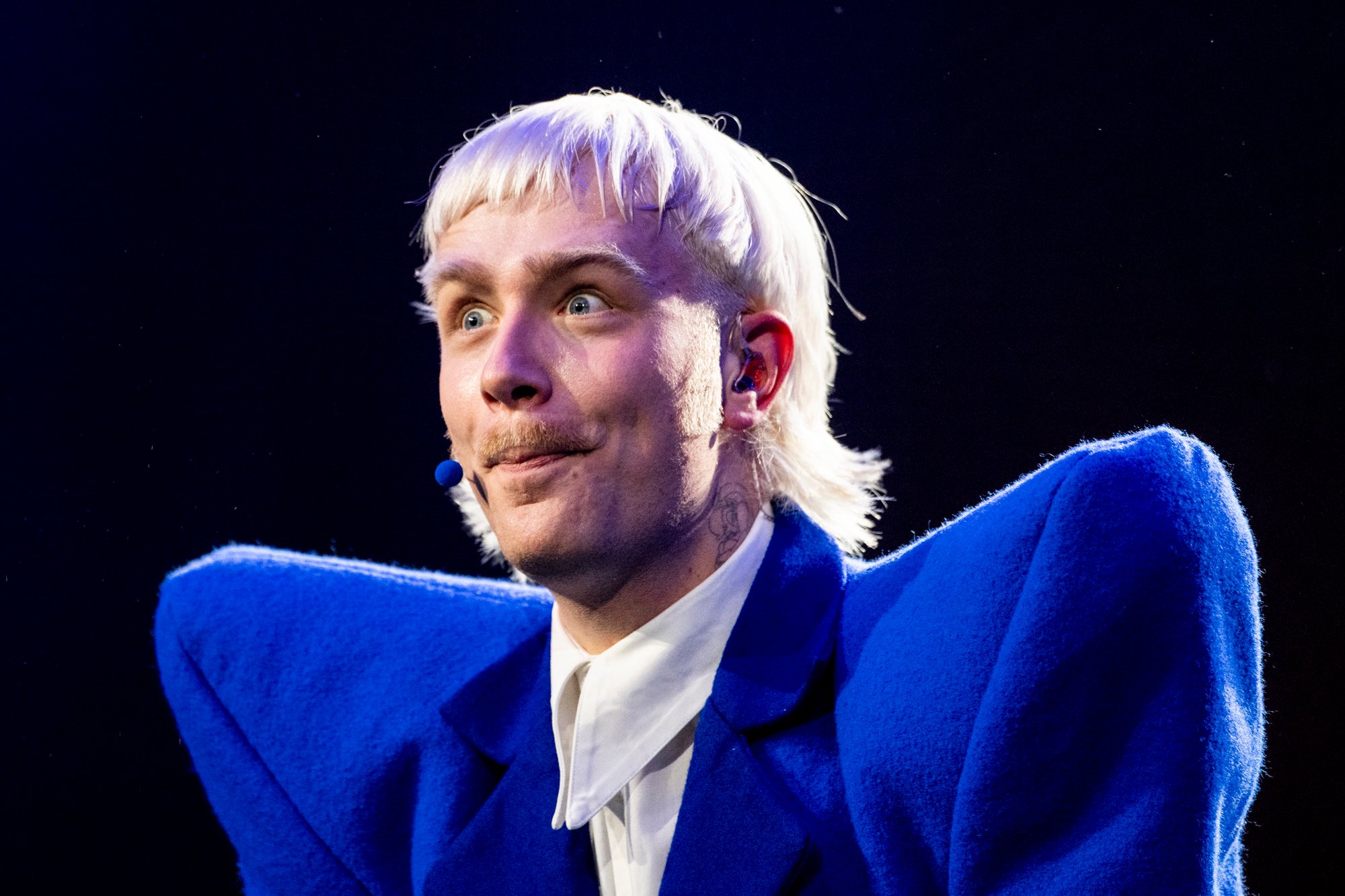 Europapa: The Netherland's entry for Eurovision 2024, Joost Klein. Photo / Sarah Louise Bennett, EBU