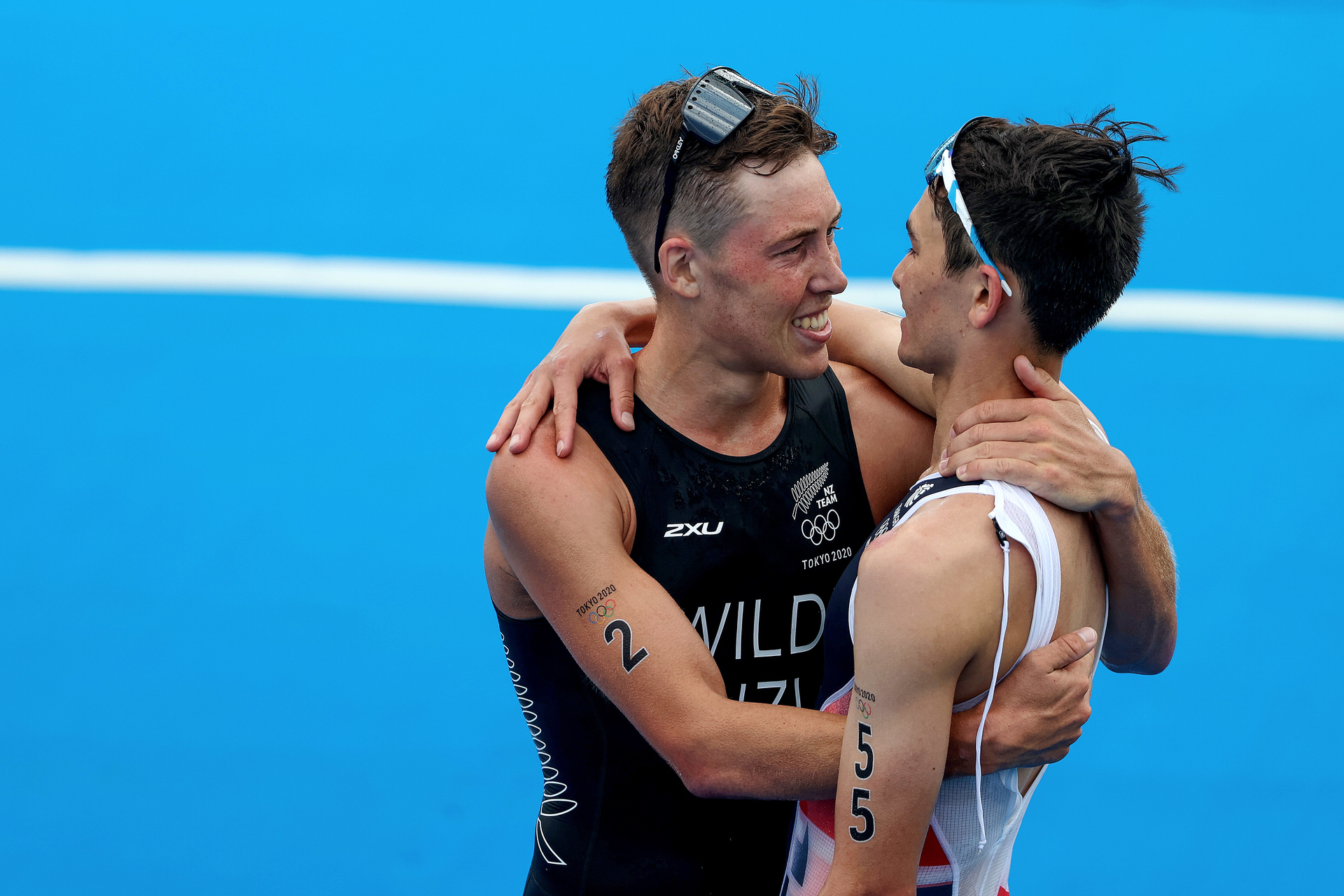 Tokyo medallists Hayden Wilde and Alex Yee are good friends and rivals. Photo / Photosport