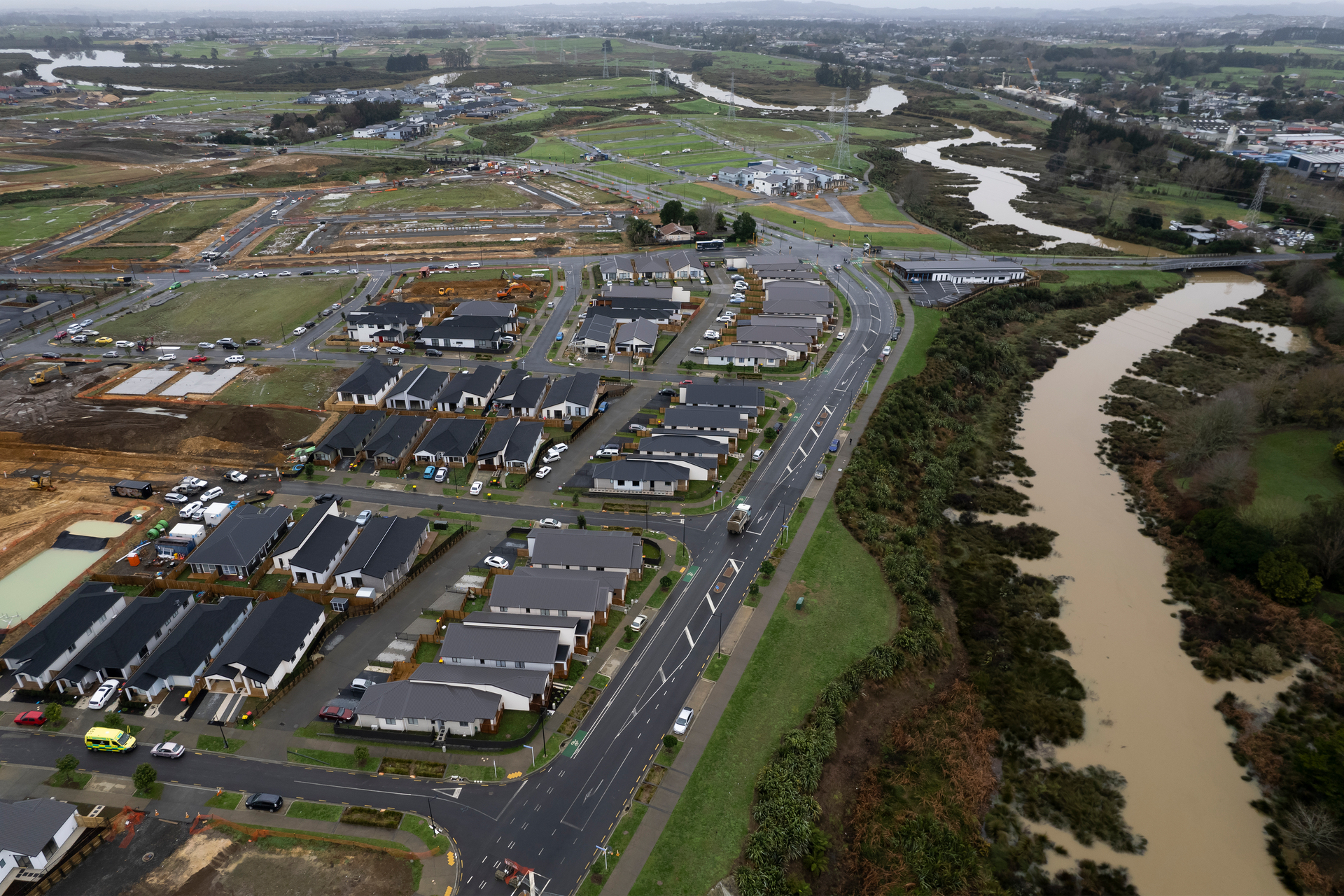 The Coalition for More Homes says special character areas contribute to urban sprawl in places like Drury. Photo / Brett Phibbs