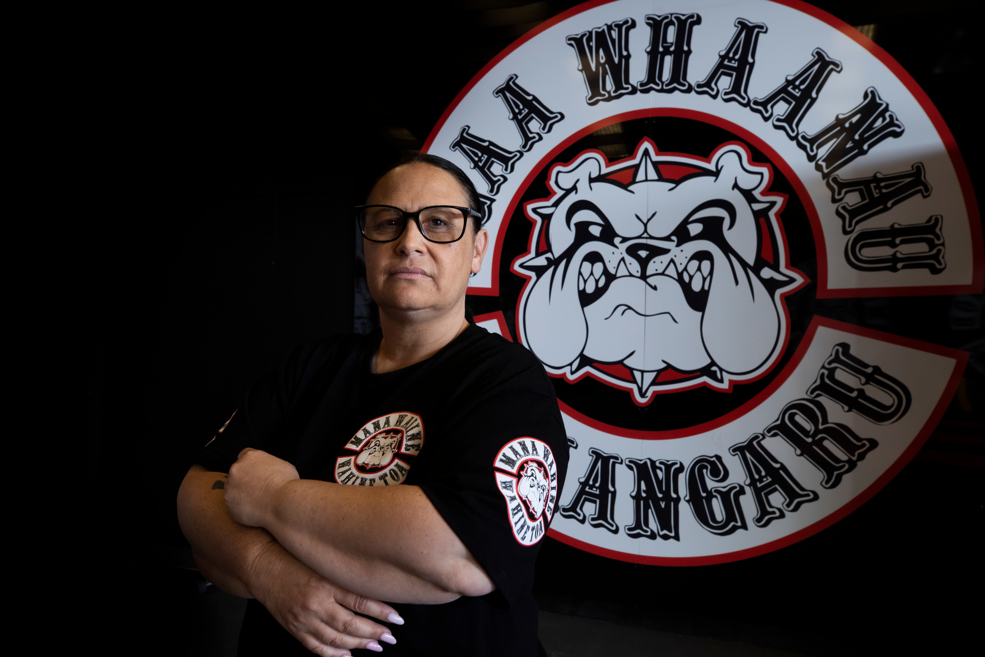Paula Ormsby leader of Mongrel Mob Wahine Toa. Photo / Brett Phibbs
