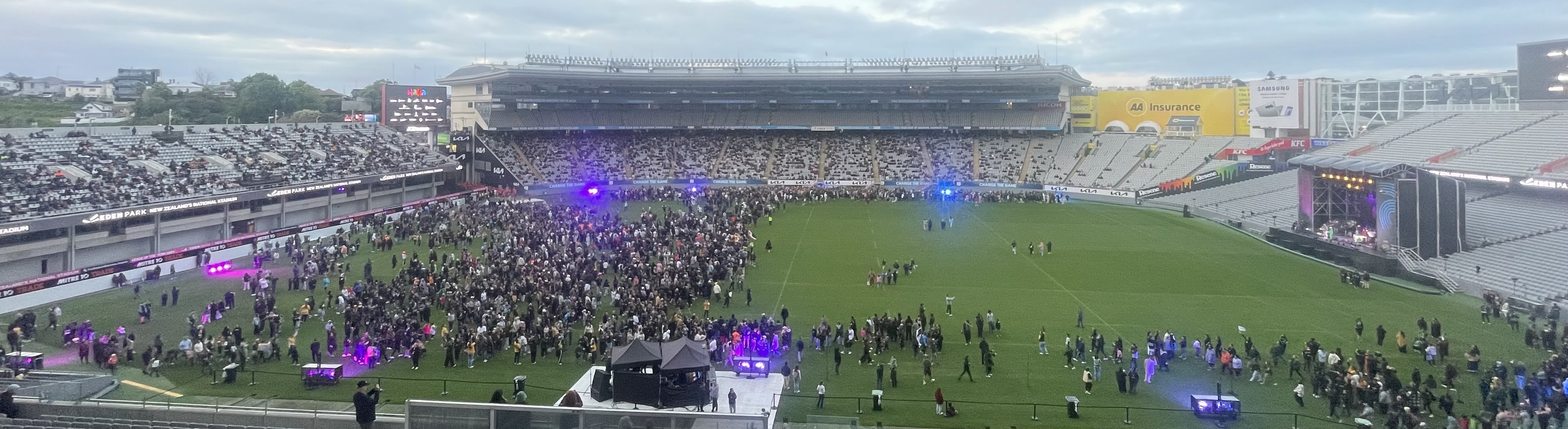 Thousands flocked to Eden Park for the world record haka attempt. Photo / NZME