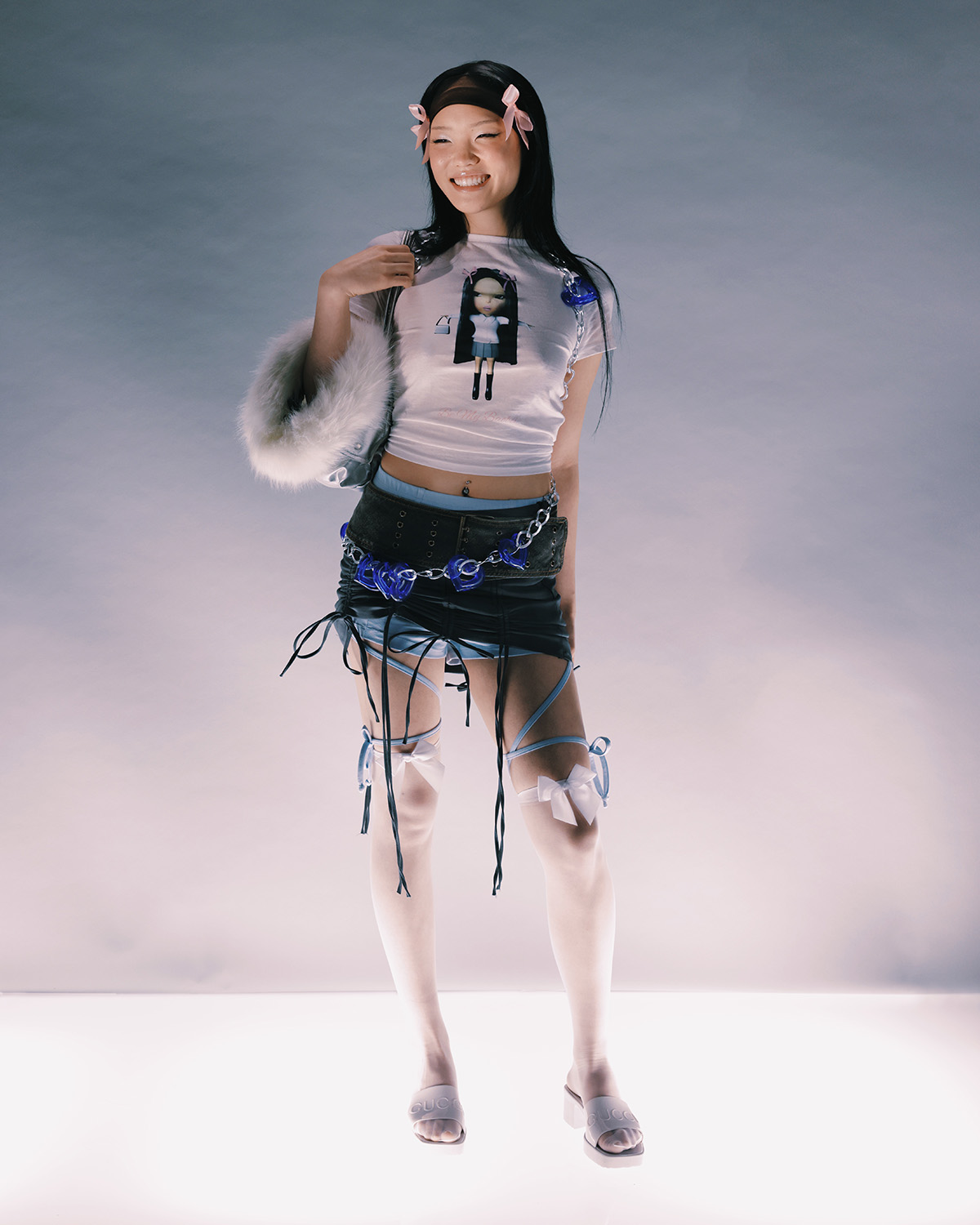 Playful, pink and bimbo-core aesthetics are backed by Grace's ethos. 