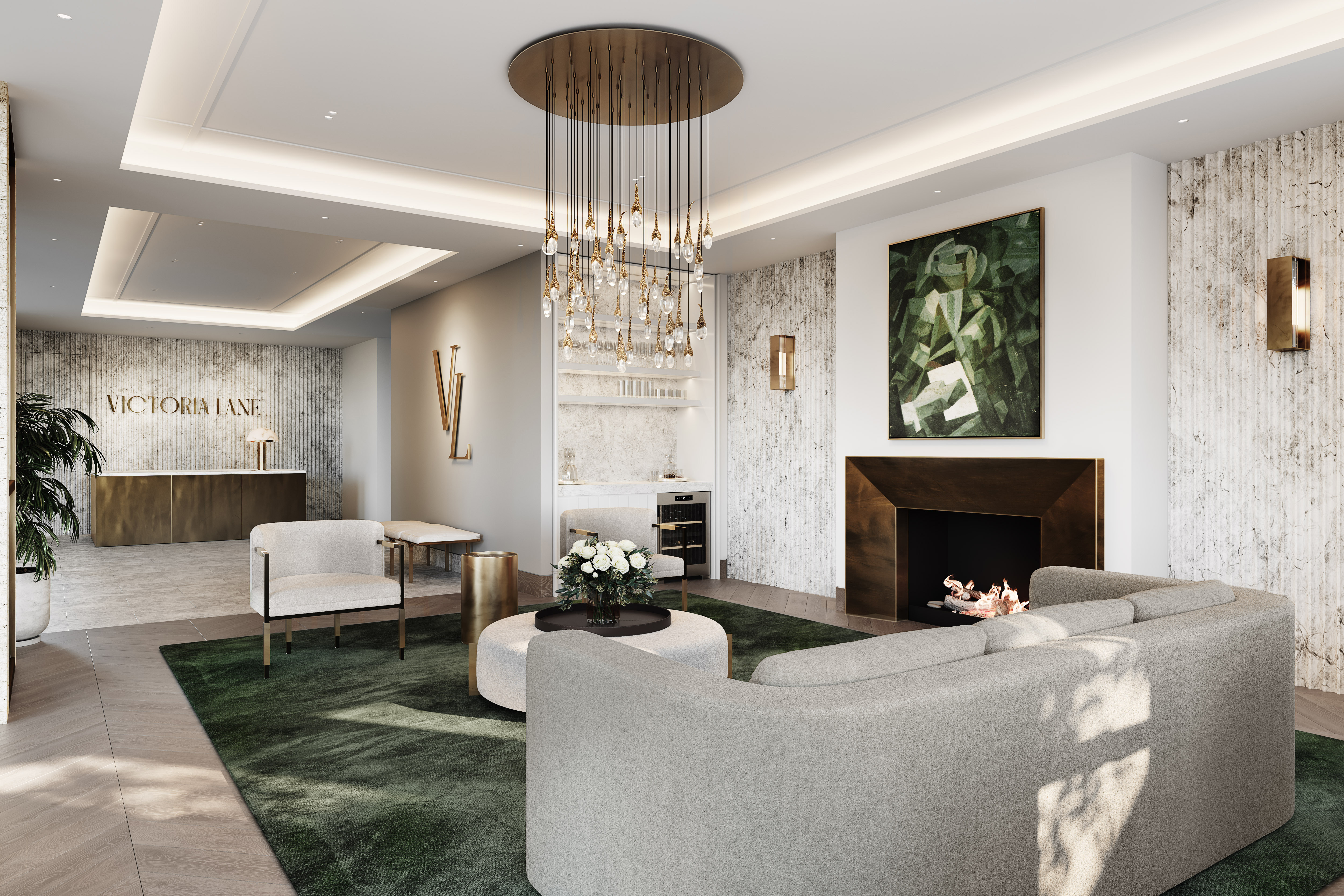 Reception, as envisaged in the under-construction Victoria Lane. Photo / supplied
