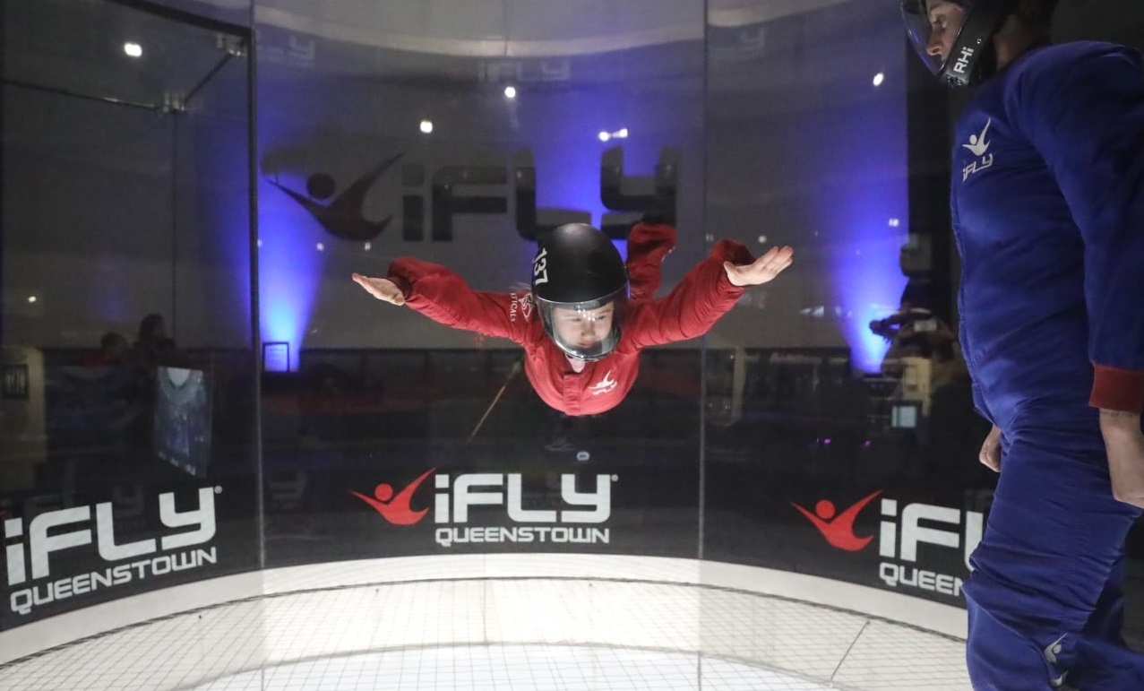 iFly Queenstown: Indoor Skydiving for all ages. Photo / Supplied.