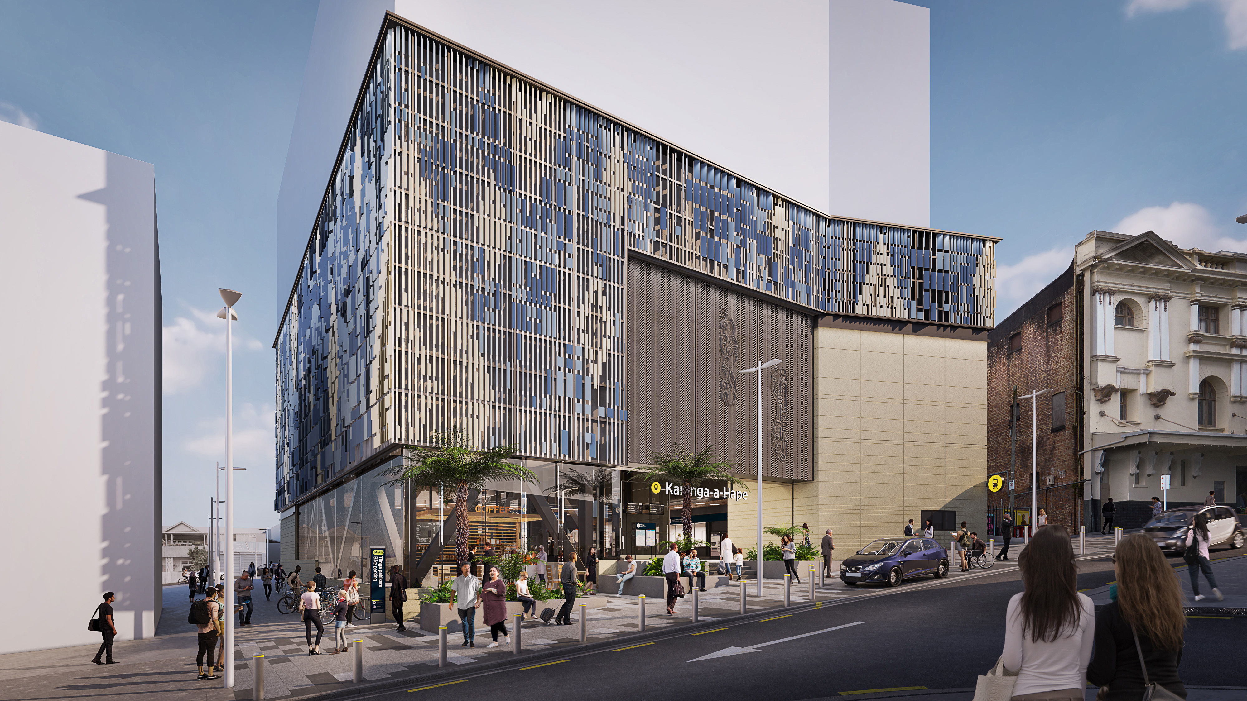 Artist's impression of the CRL's Karanga-a-Hape station. Despite earlier plans, there may be a lot of cars going past.