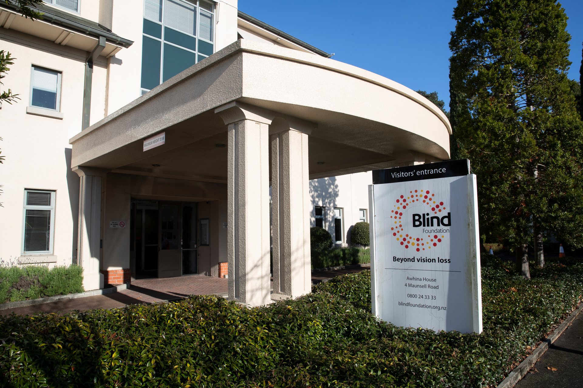 Headquarters in Parnell on the site which is being developed. Photo / Brett Phibbs