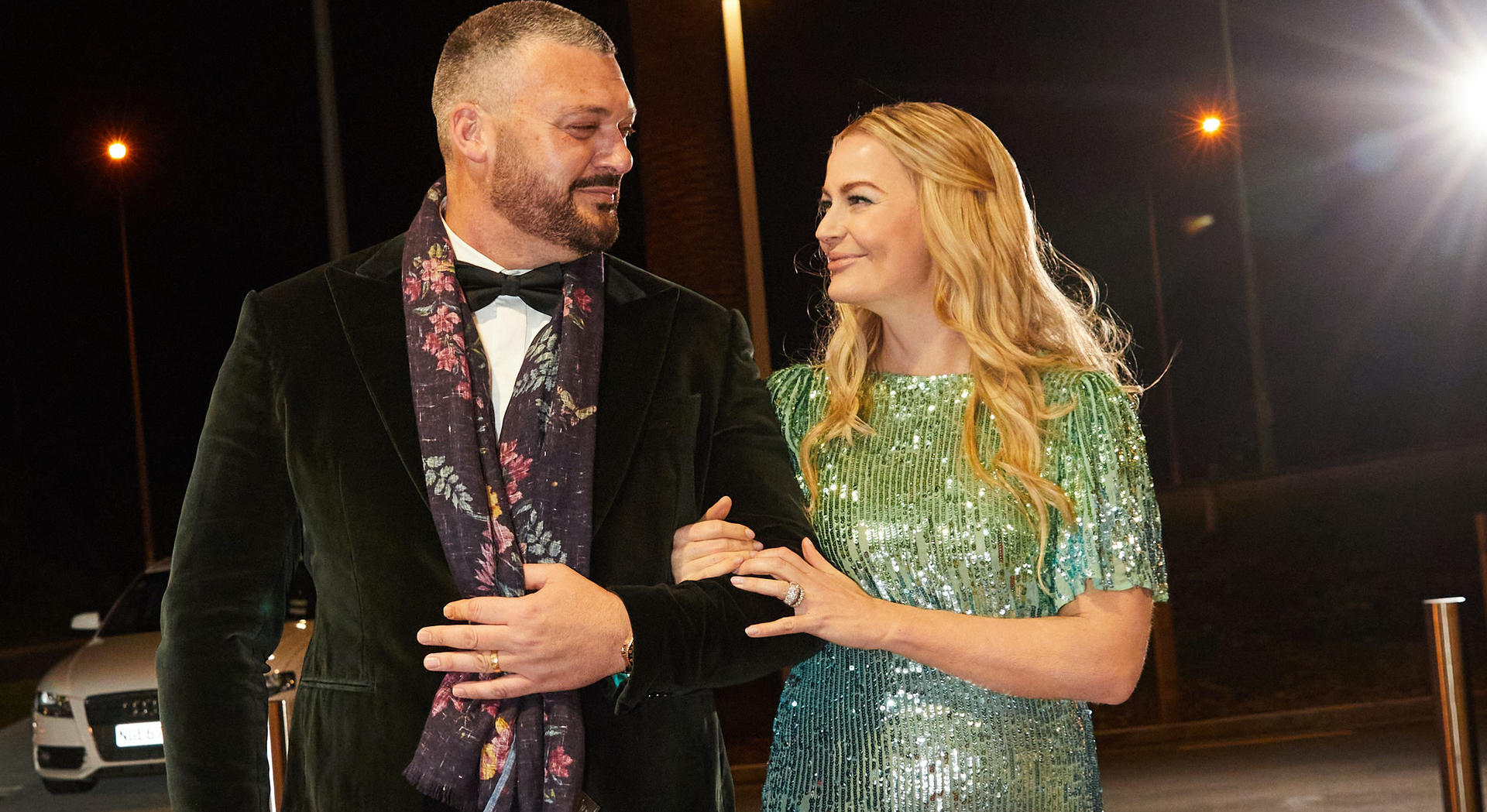 Kenyon and Charlotte attend an event.