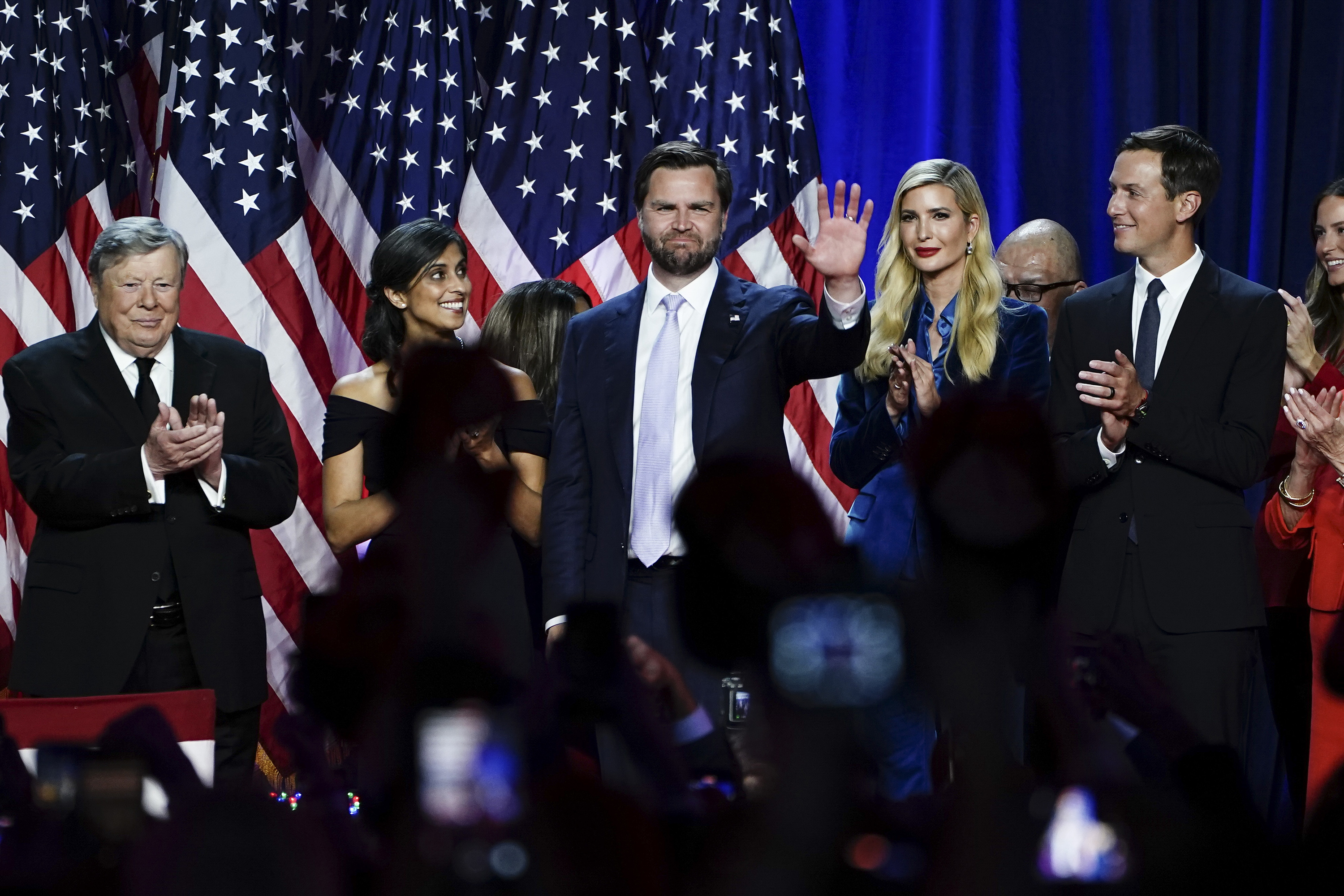 Senator JD Vance of Ohio became the vice president-elect. Photo / Haiyun Jiang, The New York Times