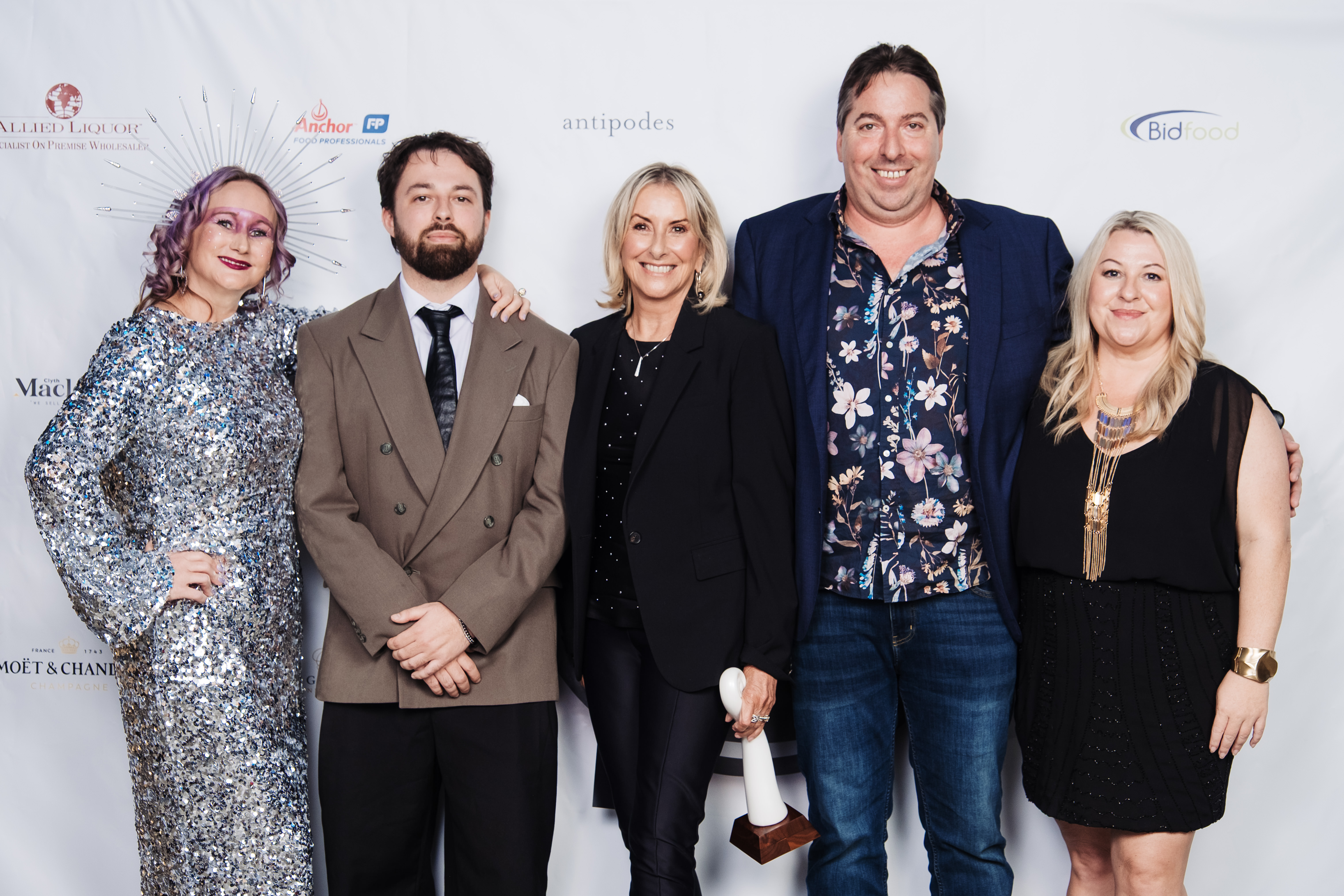 The team from Best New Establishment First Mates Last Laugh. Photo / Smoke Photo & Video